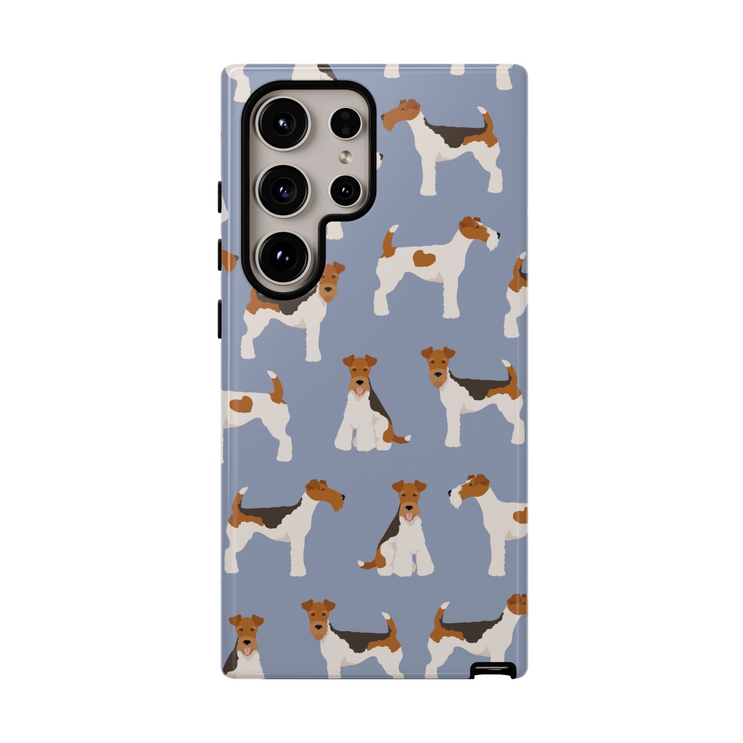 Wire Fox Terrier Lover Tough Case - Stylish Phone Case Featuring Playful Fox Terriers