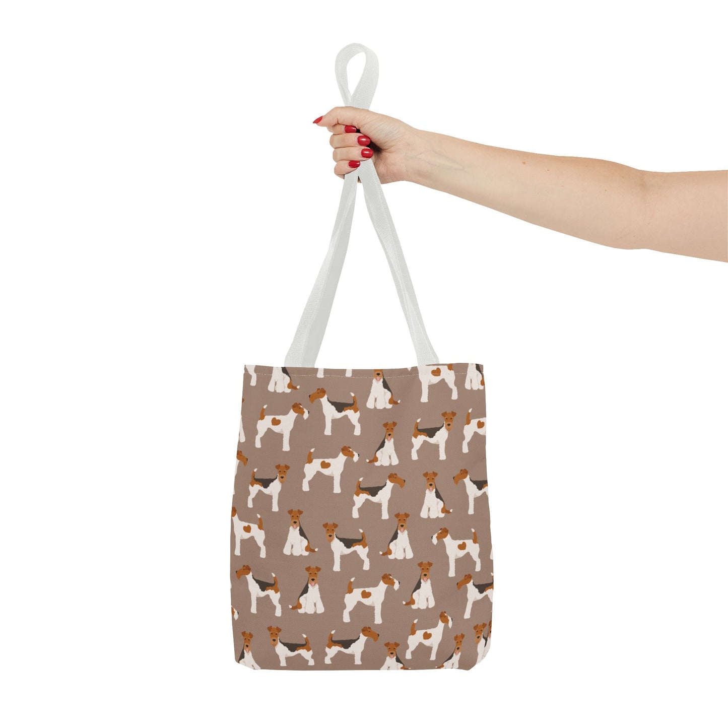 Wire Fox Terrier Dog Pattern Tote Bag - Perfect for Pet Lovers!
