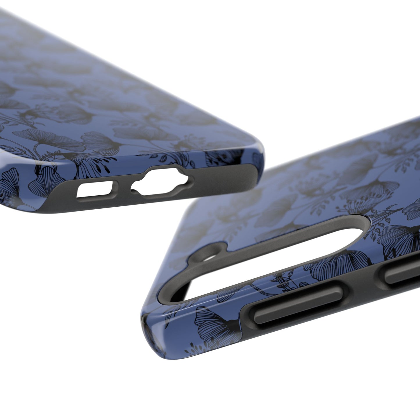 Ornate Floral Tough Phone Case - Durable Protection with Elegant Design