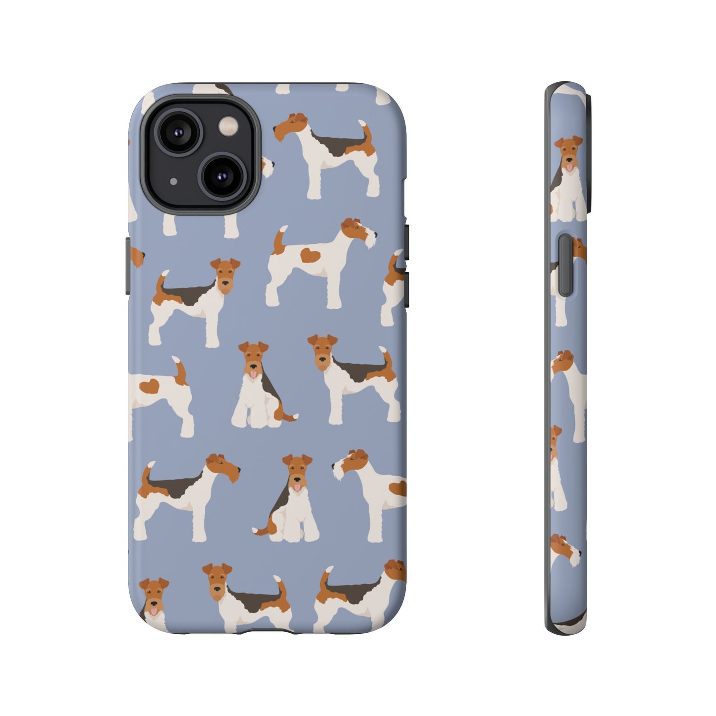 Wire Fox Terrier Lover Tough Case - Stylish Phone Case Featuring Playful Fox Terriers