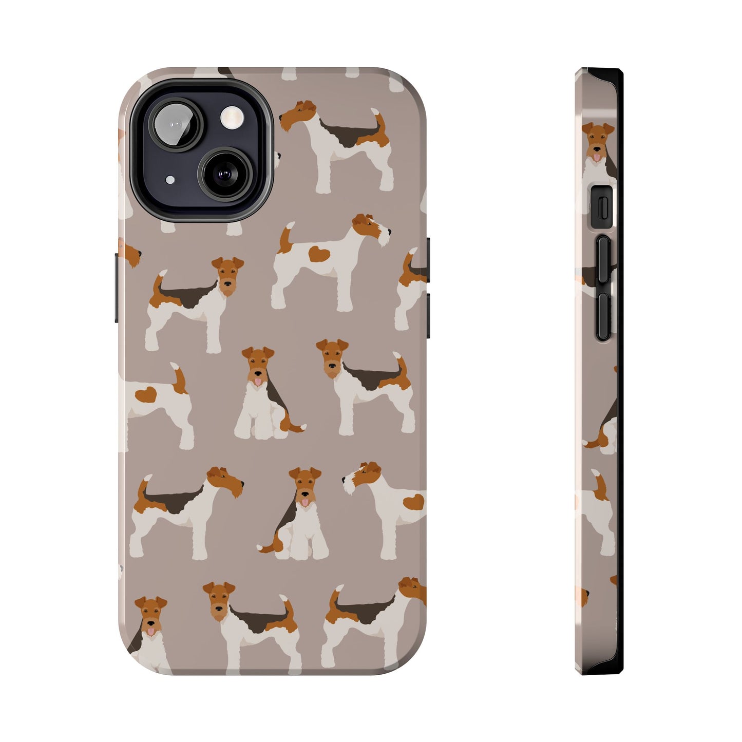 Cute Wire Fox Terrier Tough Phone Case - Durable and Stylish