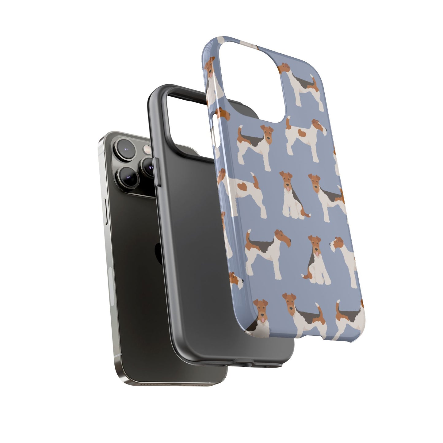 Wire Fox Terrier Lover Tough Case - Stylish Phone Case Featuring Playful Fox Terriers