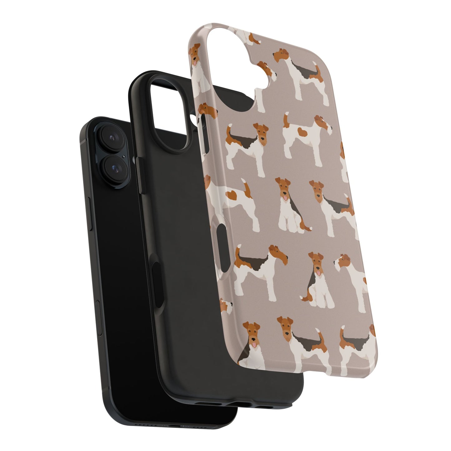 Cute Wire Fox Terrier Tough Phone Case - Durable and Stylish