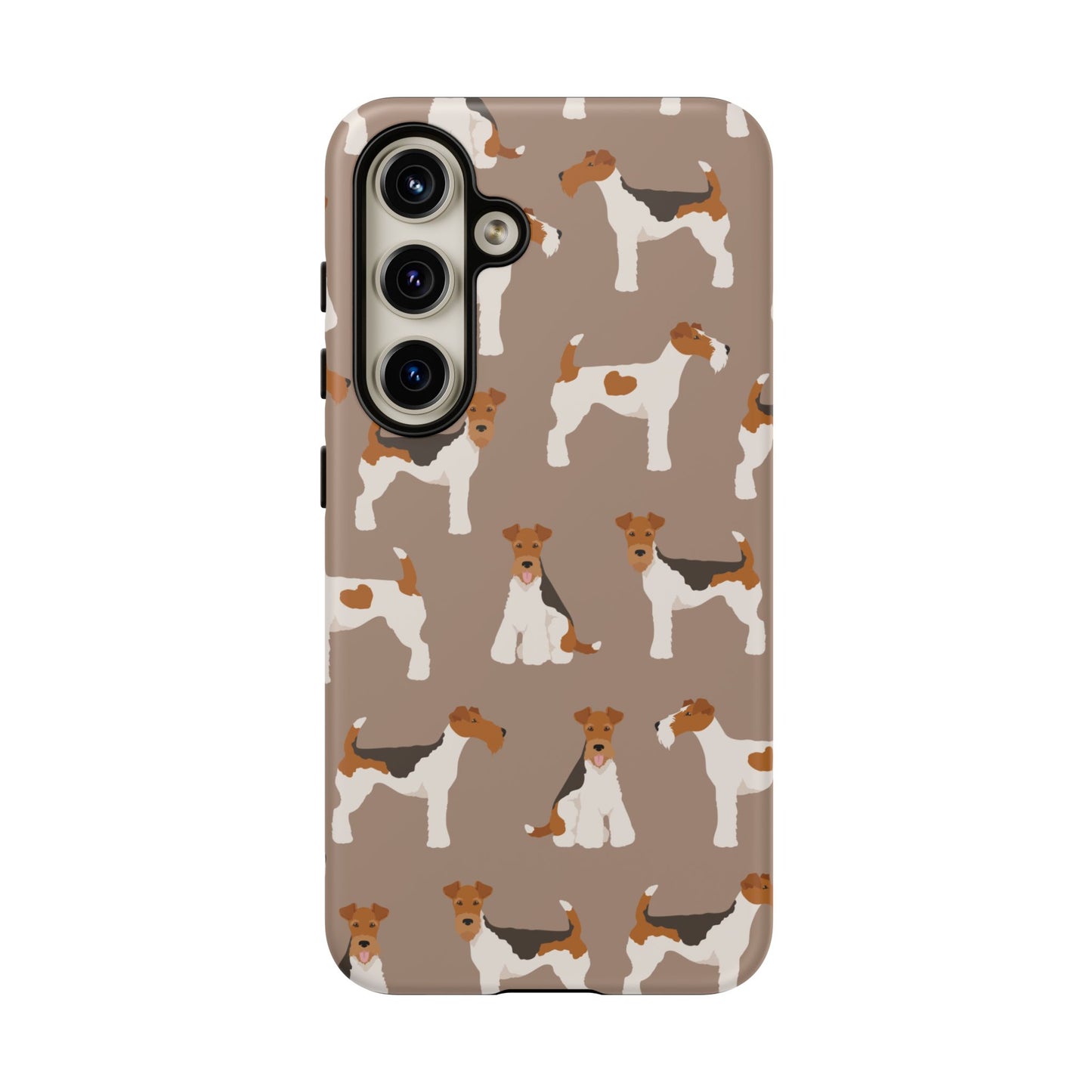 Wire Fox Terrier Lover Tough Case - Stylish Phone Case Featuring Playful Fox Terriers