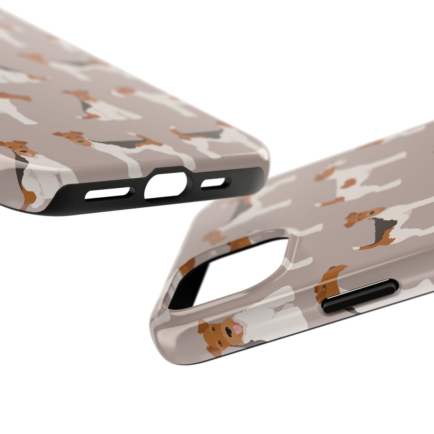 Cute Wire Fox Terrier Tough Phone Case - Durable and Stylish