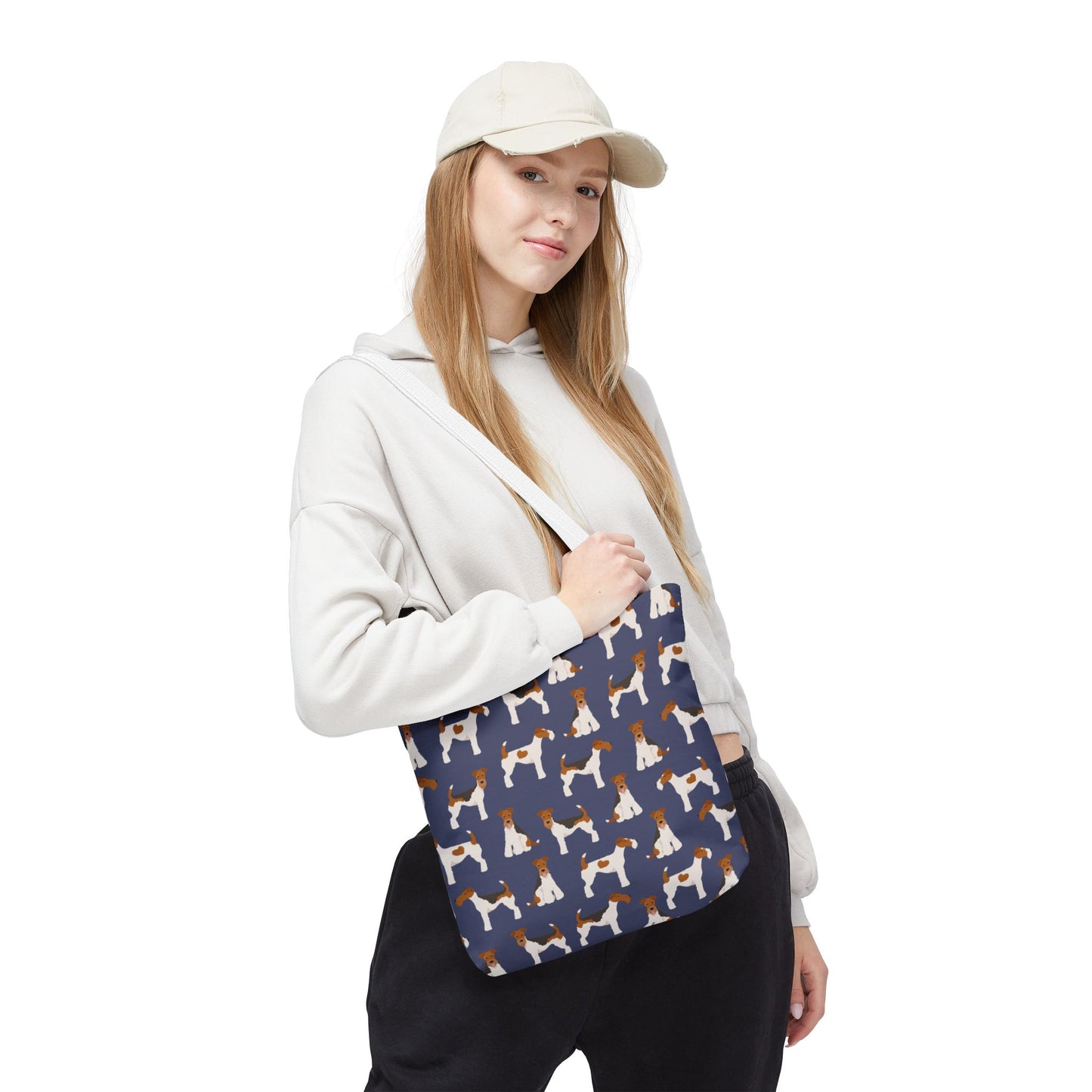 Wire Fox Terrier Dog Pattern Tote Bag - Perfect for Pet Lovers!