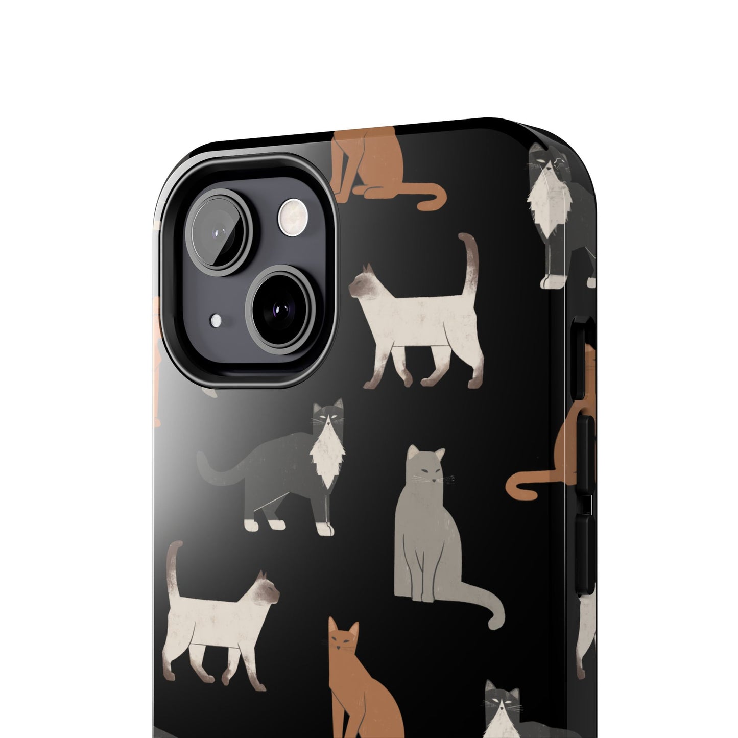 Cubist Cat Tough Phone Case - Stylish & Durable for Pet Fans