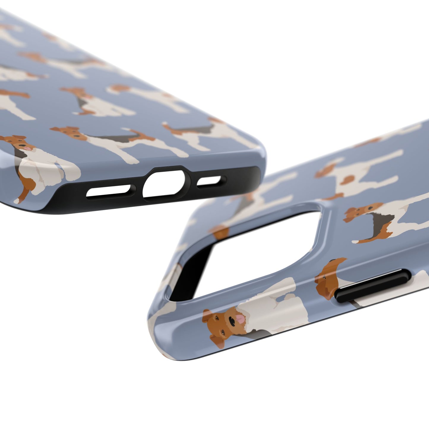 Playful Wire Fox Terrier Phone Case - Durable & Stylish Dog Lover Accessory