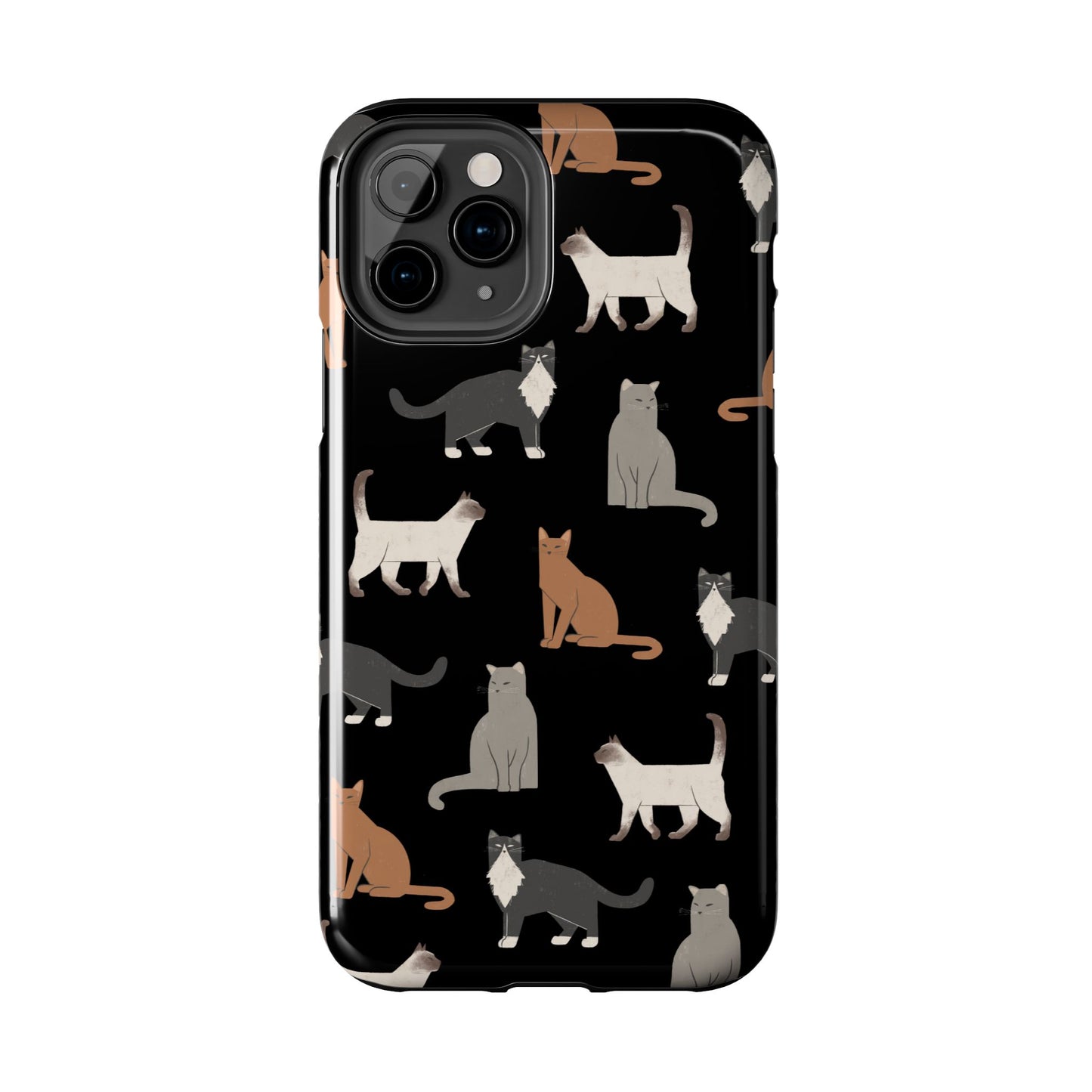 Cubist Cat Tough Phone Case - Stylish & Durable for Pet Fans