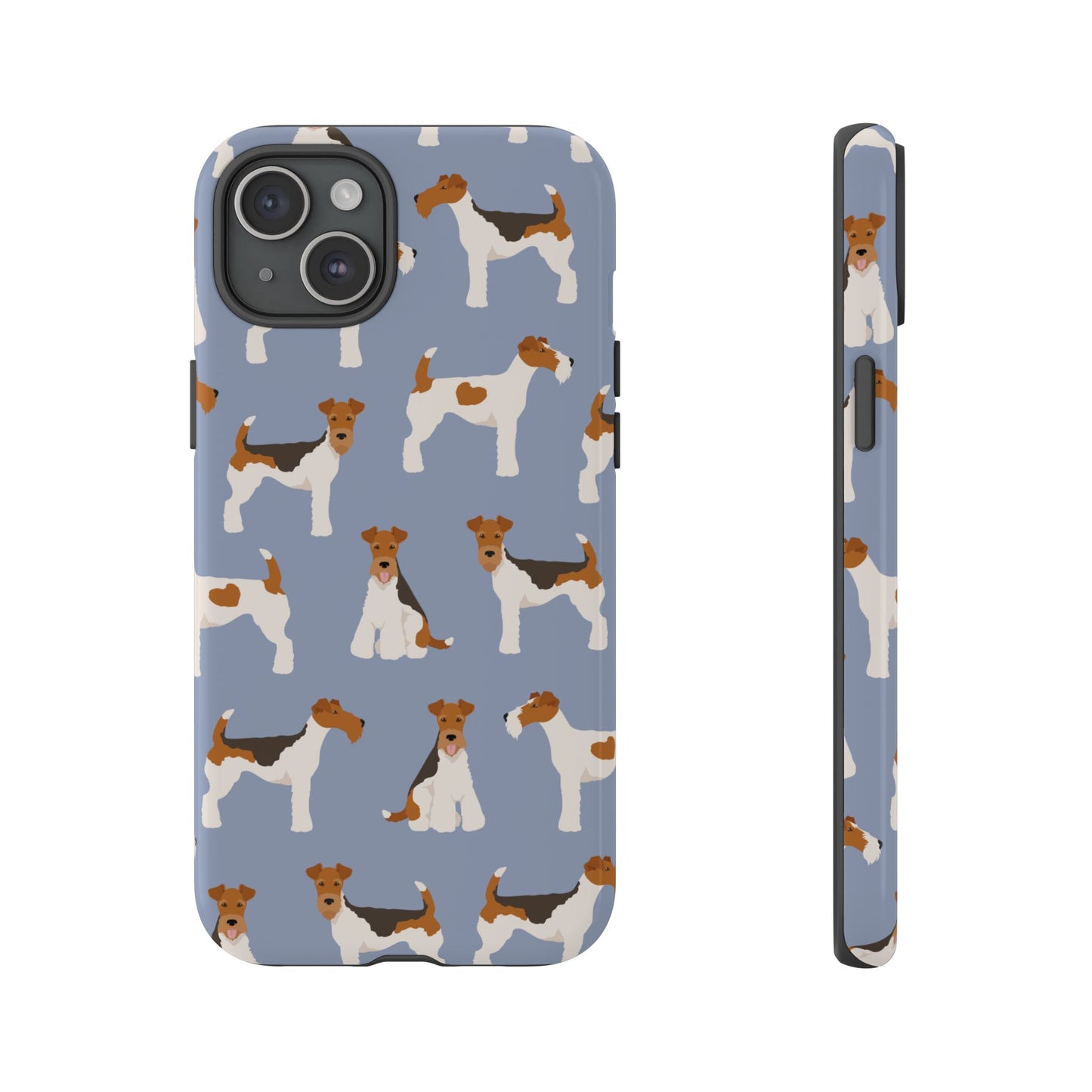 Wire Fox Terrier Lover Tough Case - Stylish Phone Case Featuring Playful Fox Terriers