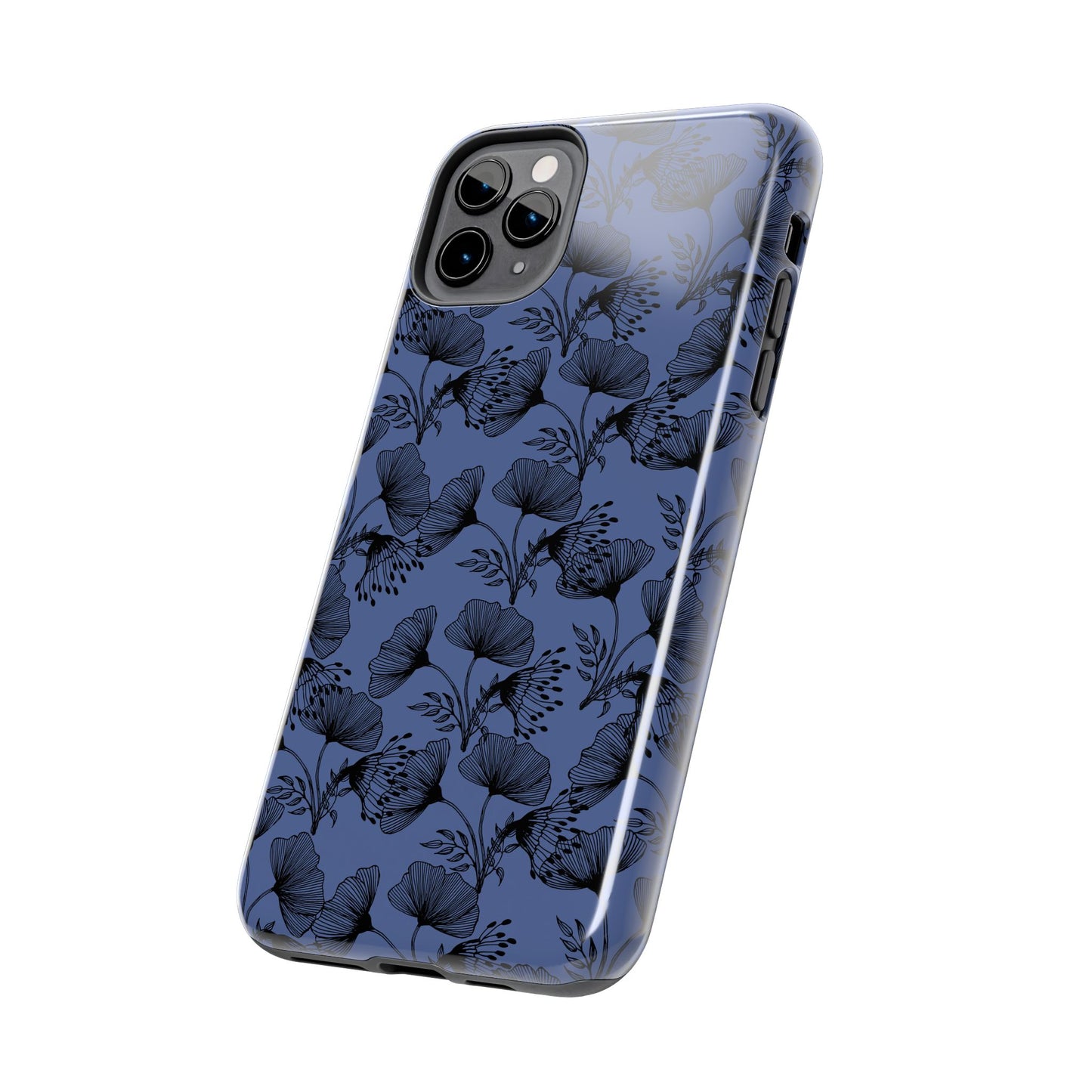 Ornate Floral Tough Phone Case - Durable Protection with Elegant Design
