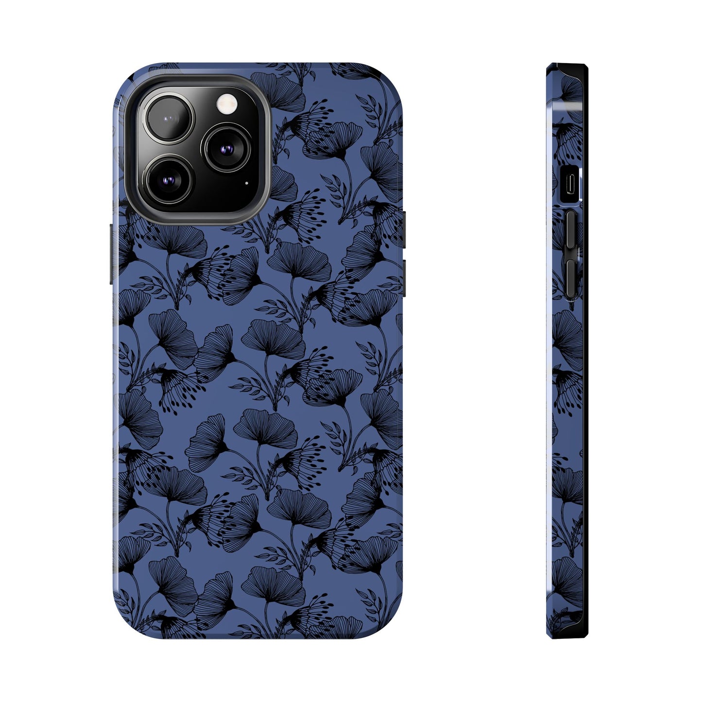 Ornate Floral Tough Phone Case - Durable Protection with Elegant Design
