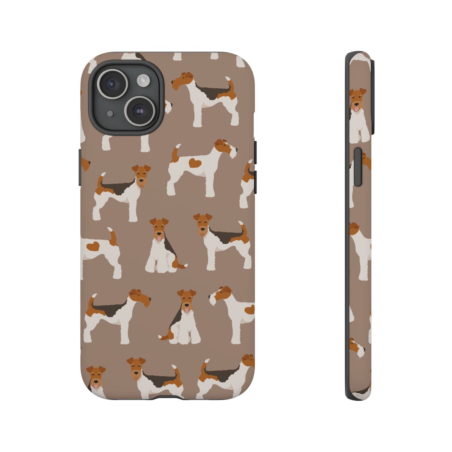 Wire Fox Terrier Lover Tough Case - Stylish Phone Case Featuring Playful Fox Terriers