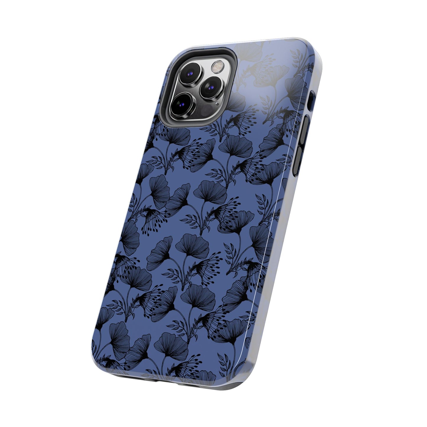 Ornate Floral Tough Phone Case - Durable Protection with Elegant Design
