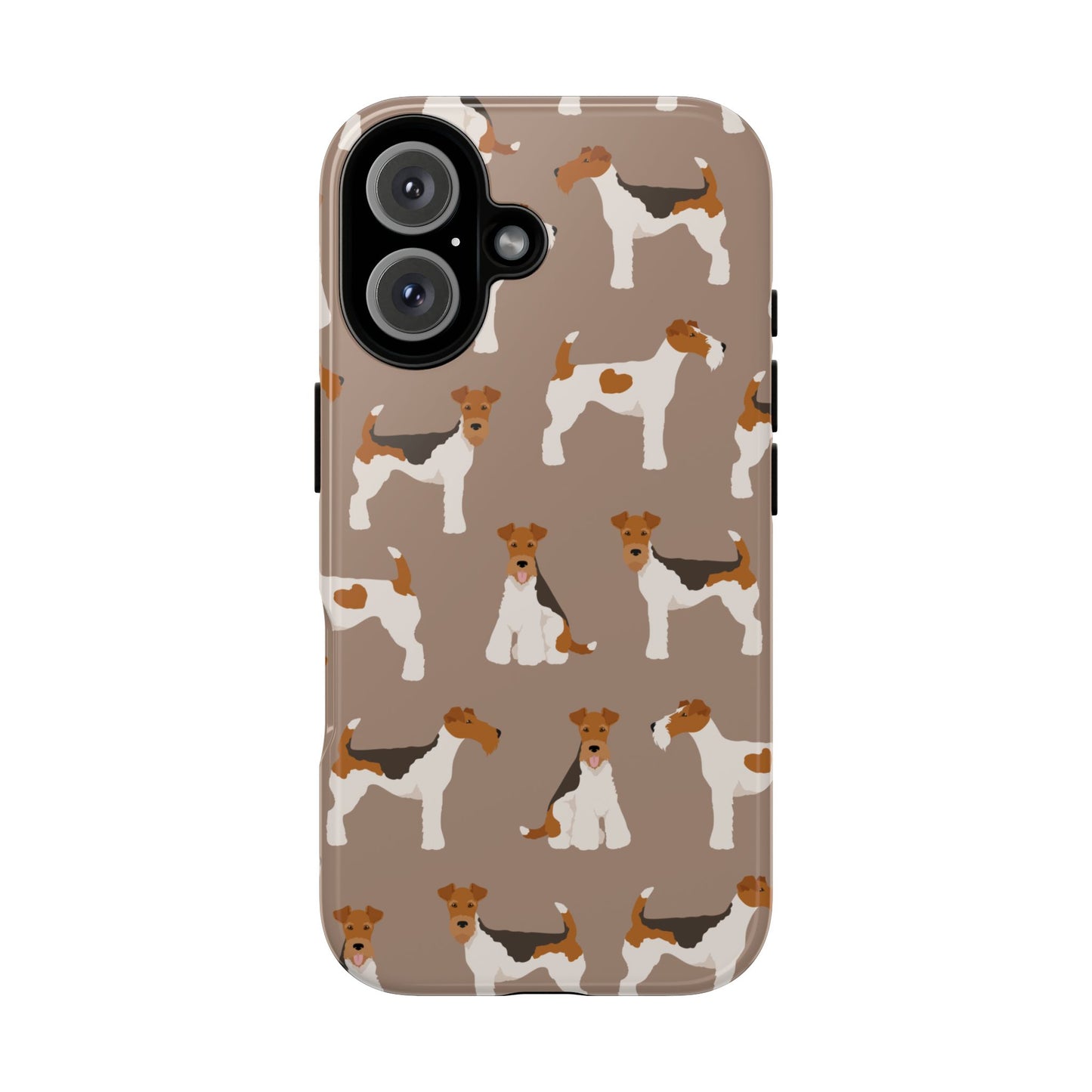 Wire Fox Terrier Lover Tough Case - Stylish Phone Case Featuring Playful Fox Terriers