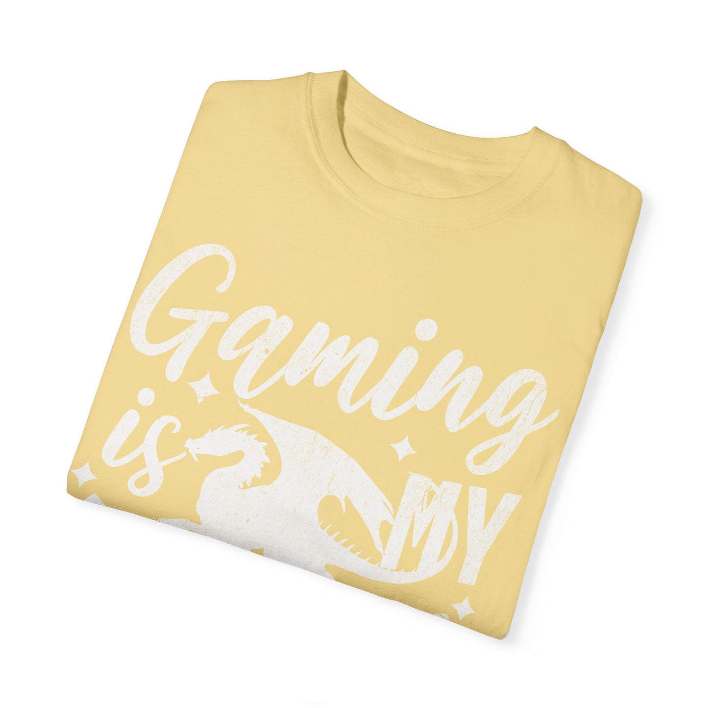 Gaming Therapy Unisex Garment-Dyed T-Shirt | Perfect for Gamers & Casual Wear