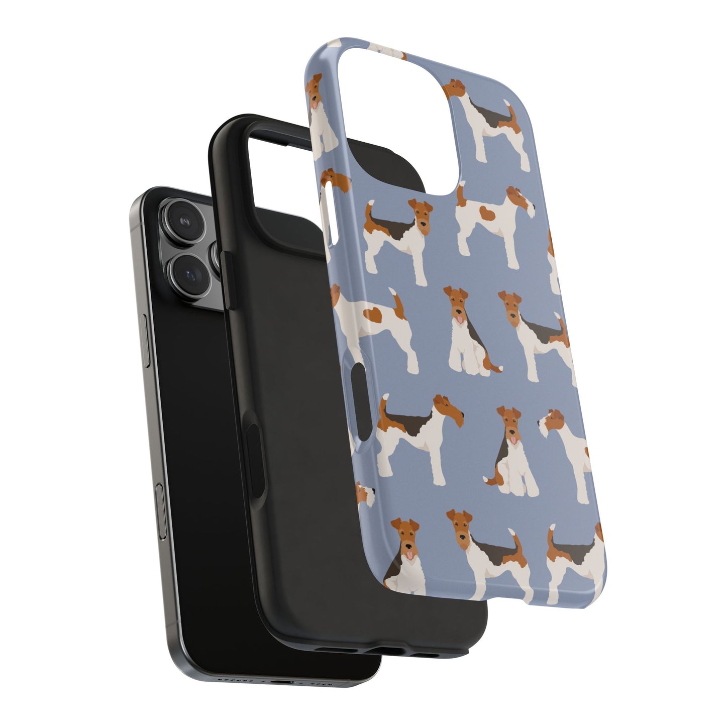 Playful Wire Fox Terrier Phone Case - Durable & Stylish Dog Lover Accessory