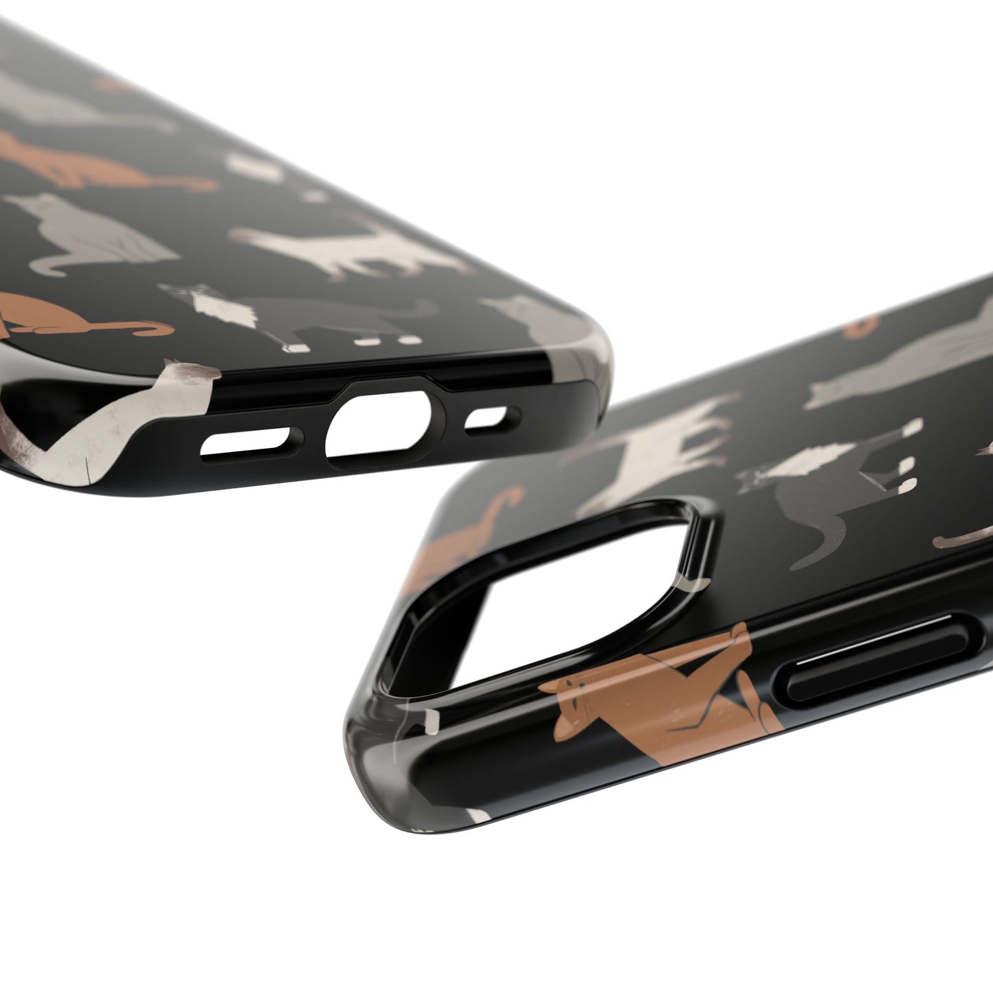 Cubist Cat Tough Phone Case - Stylish & Durable for Pet Fans