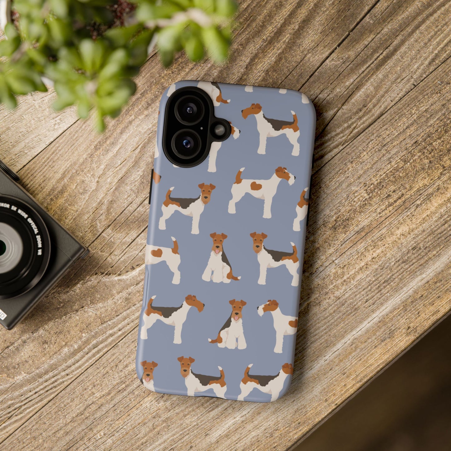 Wire Fox Terrier Lover Tough Case - Stylish Phone Case Featuring Playful Fox Terriers