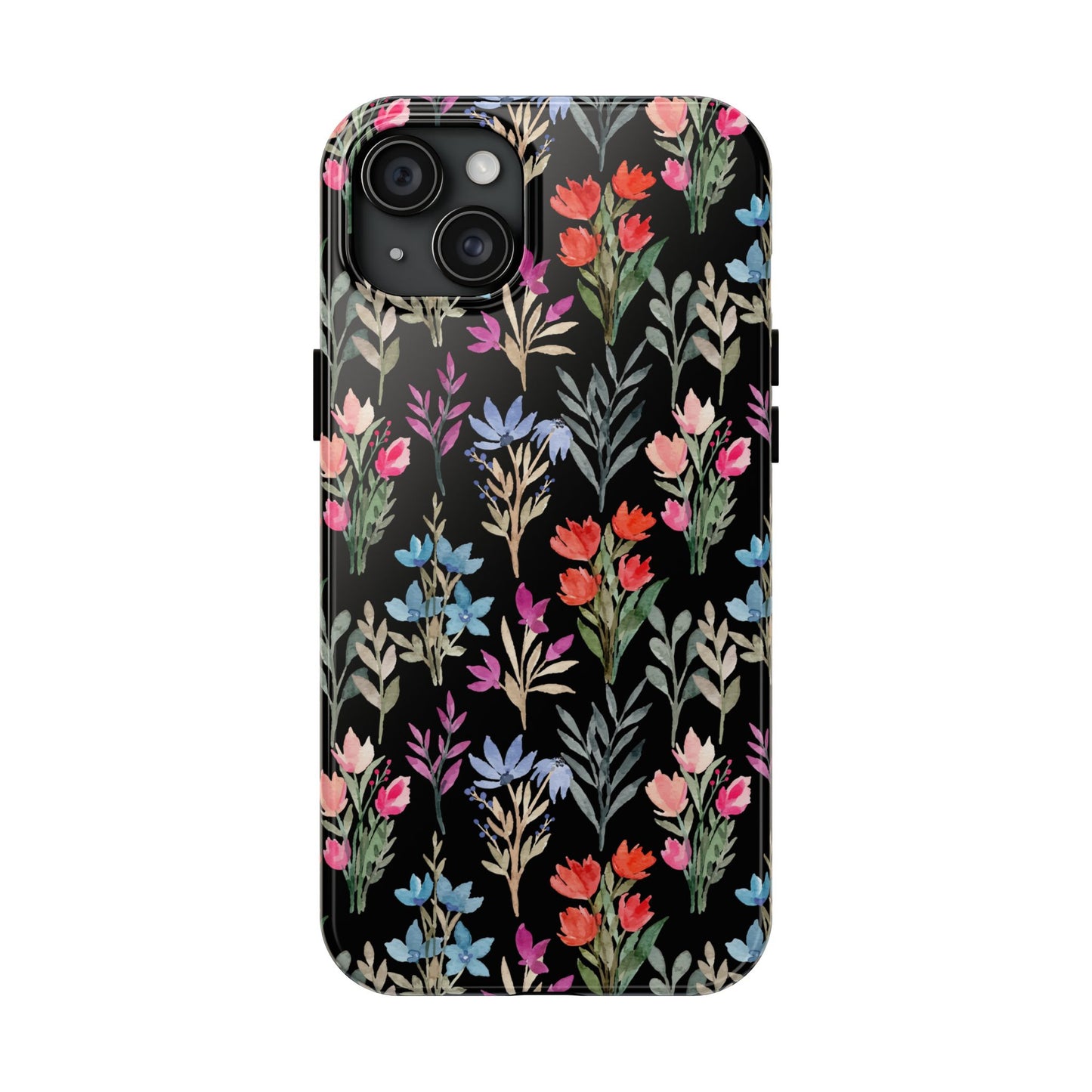 Floral Tough Phone Case - Durable Protection with Vibrant Botanical Design