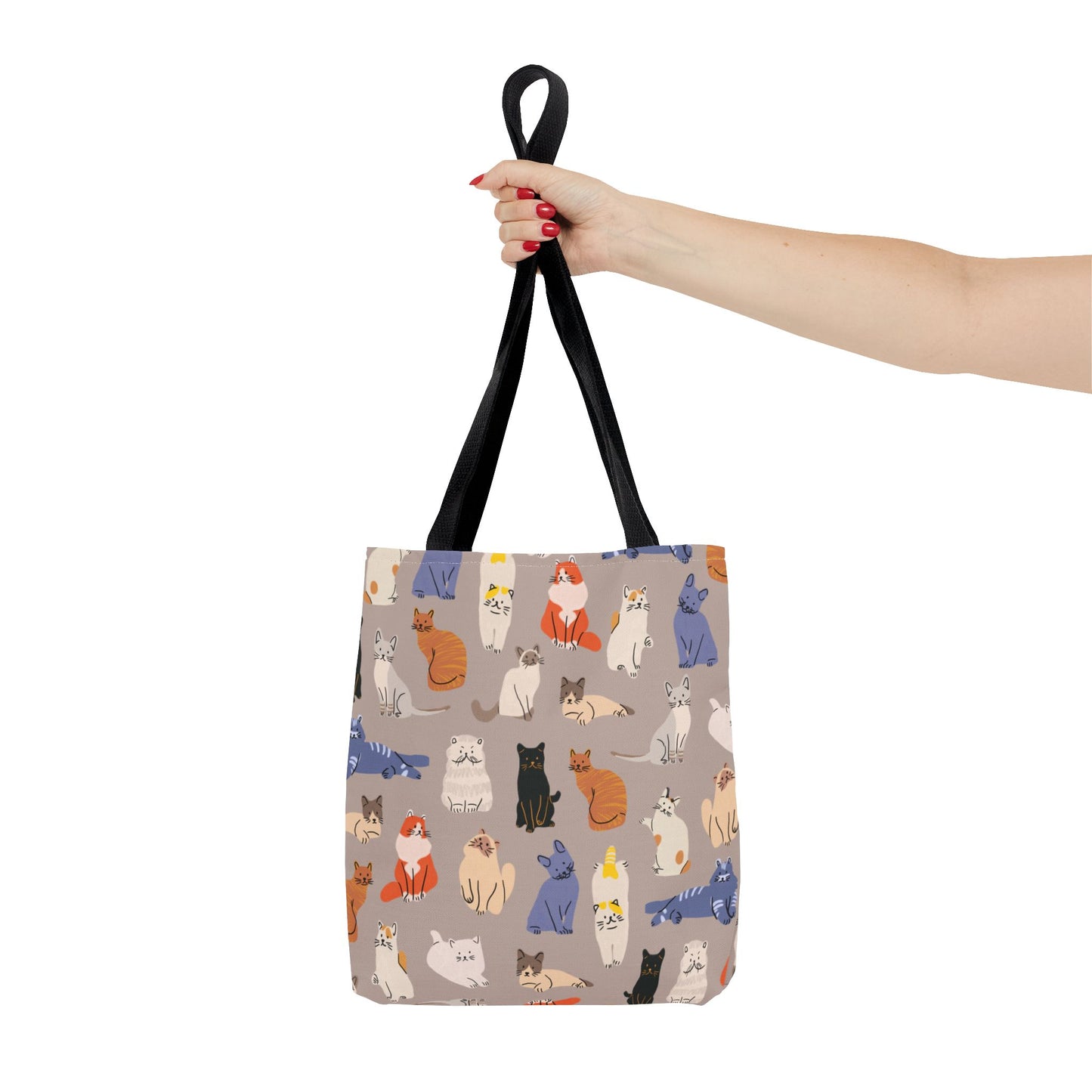 Cute Cat Pattern Tote Bag - Ideal for Pet Lovers and Everyday Use