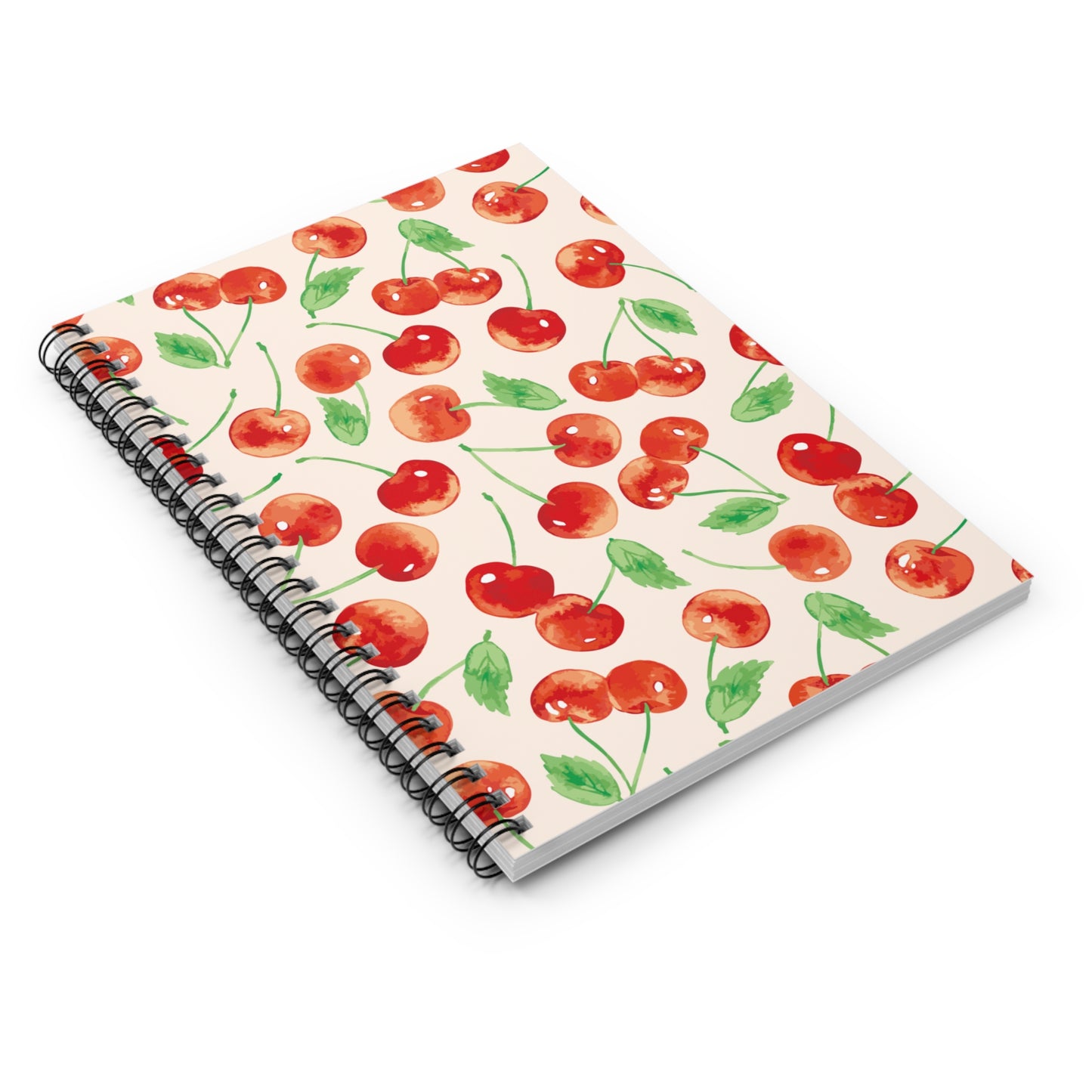 Cherry Blossom Spiral Notebook - Ruled Line | Cute Garden Inspired Journal for Students & Artists