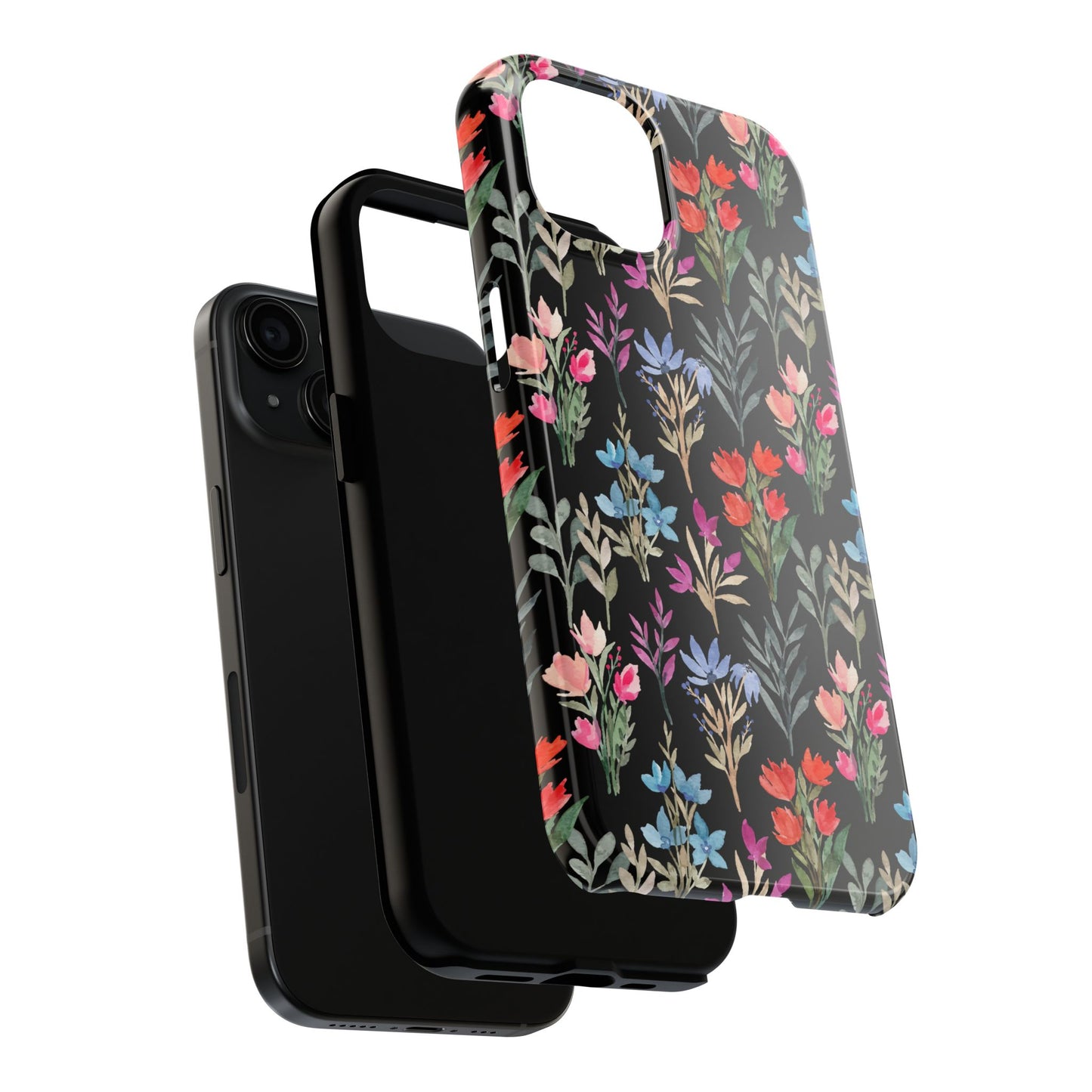 Floral Tough Phone Case - Durable Protection with Vibrant Botanical Design