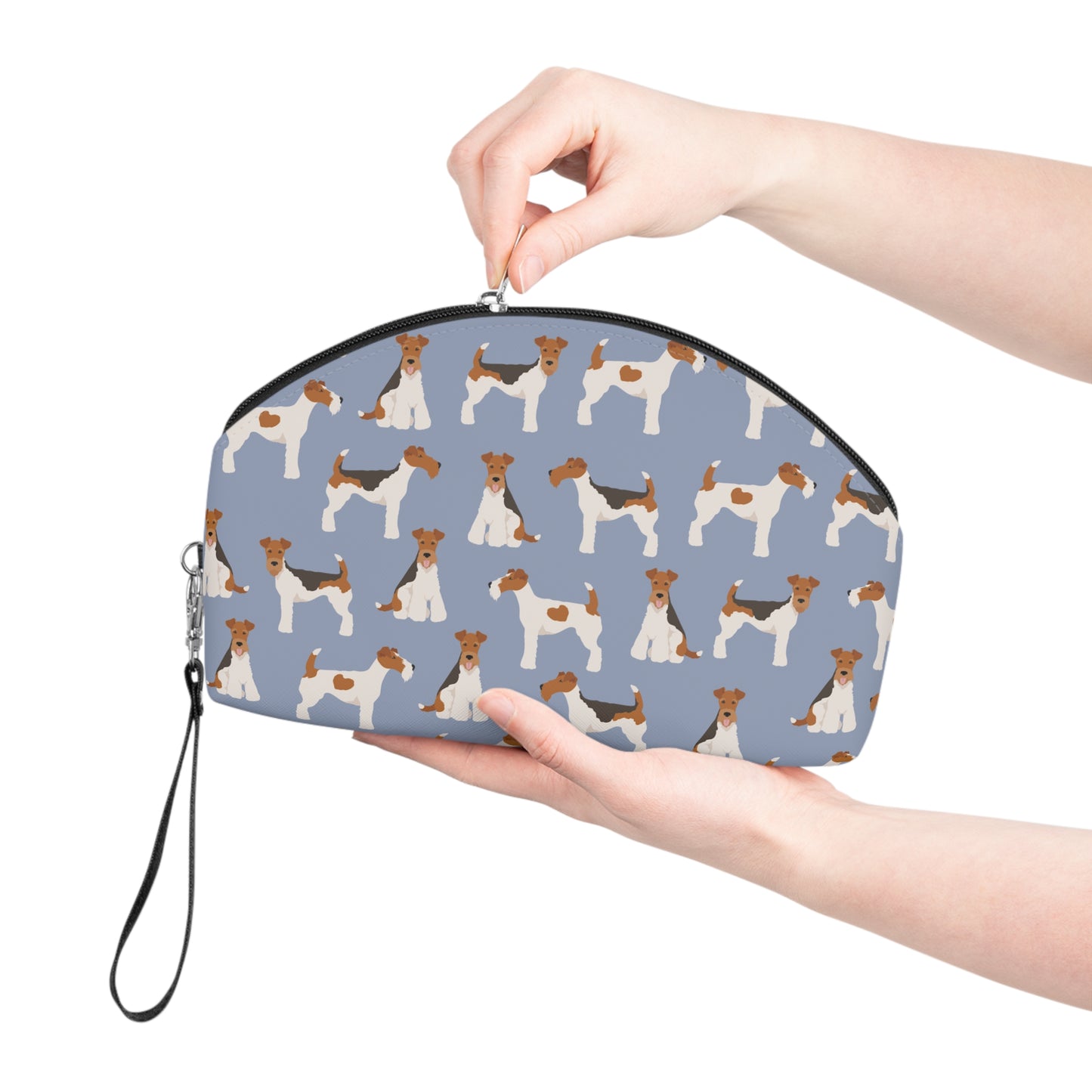 Wire Fox Terrier Lover's Makeup Bag - Cute Fox Terrier Design for Pet Lovers