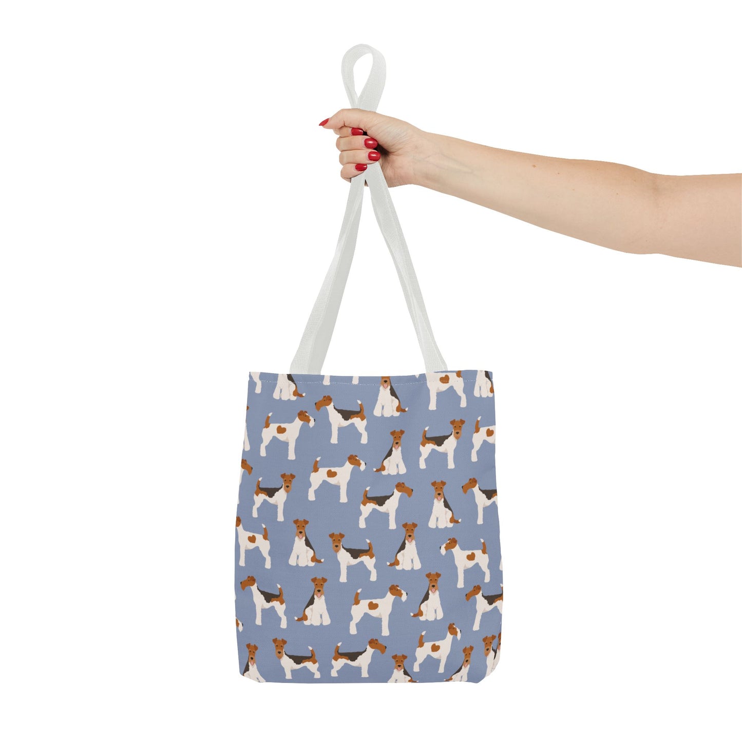 Wire Fox Terrier Dog Pattern Tote Bag - Perfect for Pet Lovers!