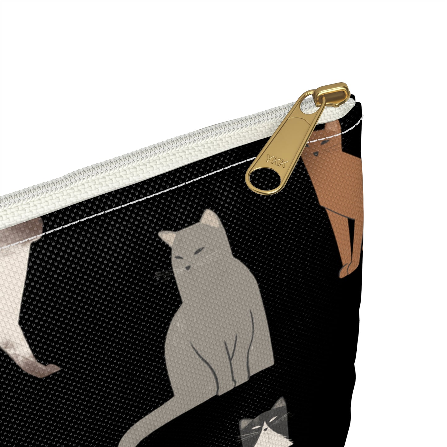 Cat Lover's Accessory Pouch - Cute Feline Print for Organizing Essentials