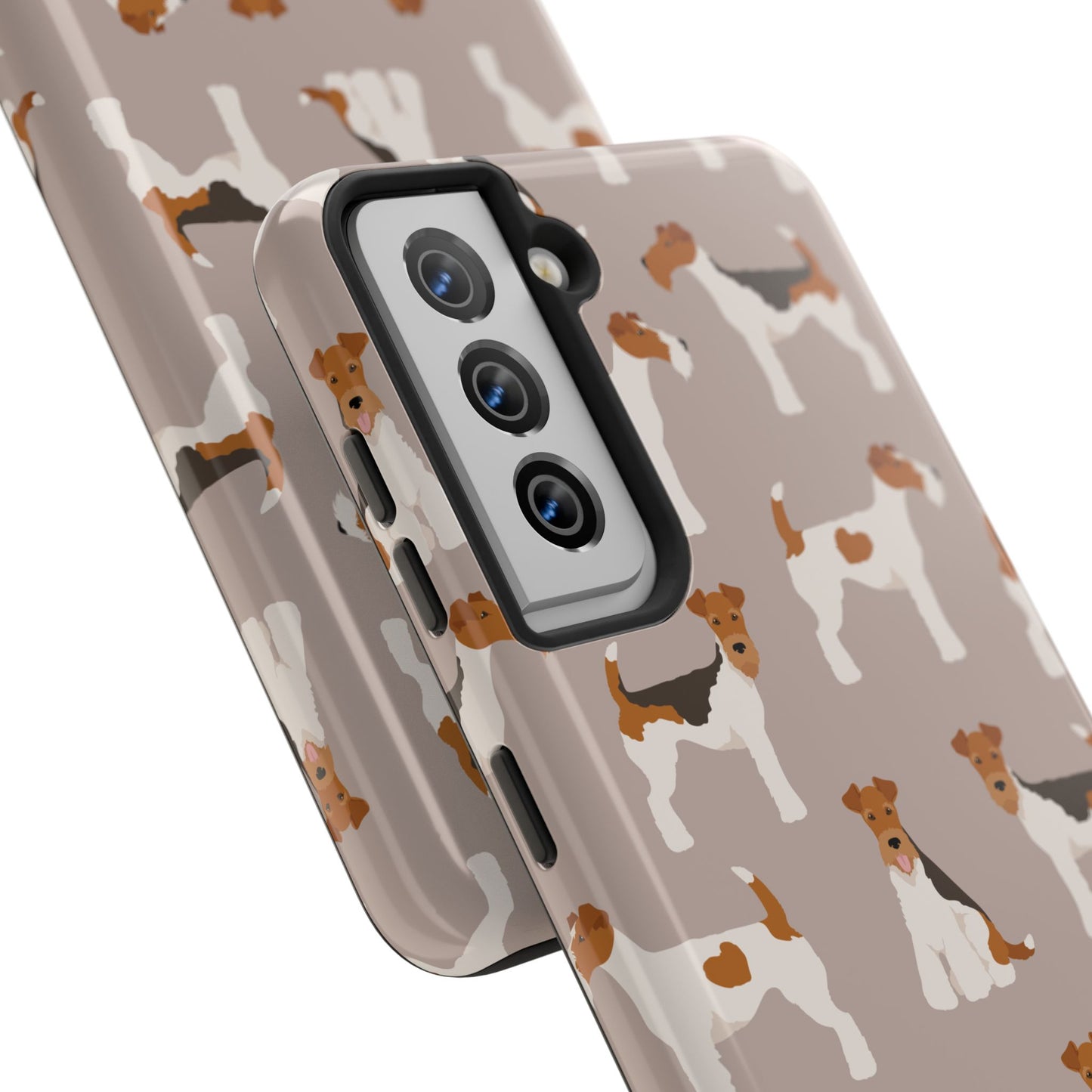 Cute Wire Fox Terrier Tough Phone Case - Durable and Stylish