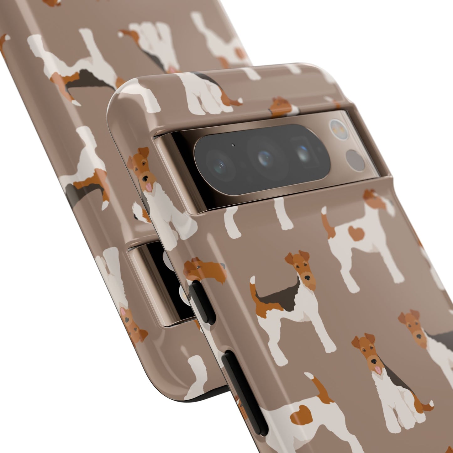 Wire Fox Terrier Lover Tough Case - Stylish Phone Case Featuring Playful Fox Terriers