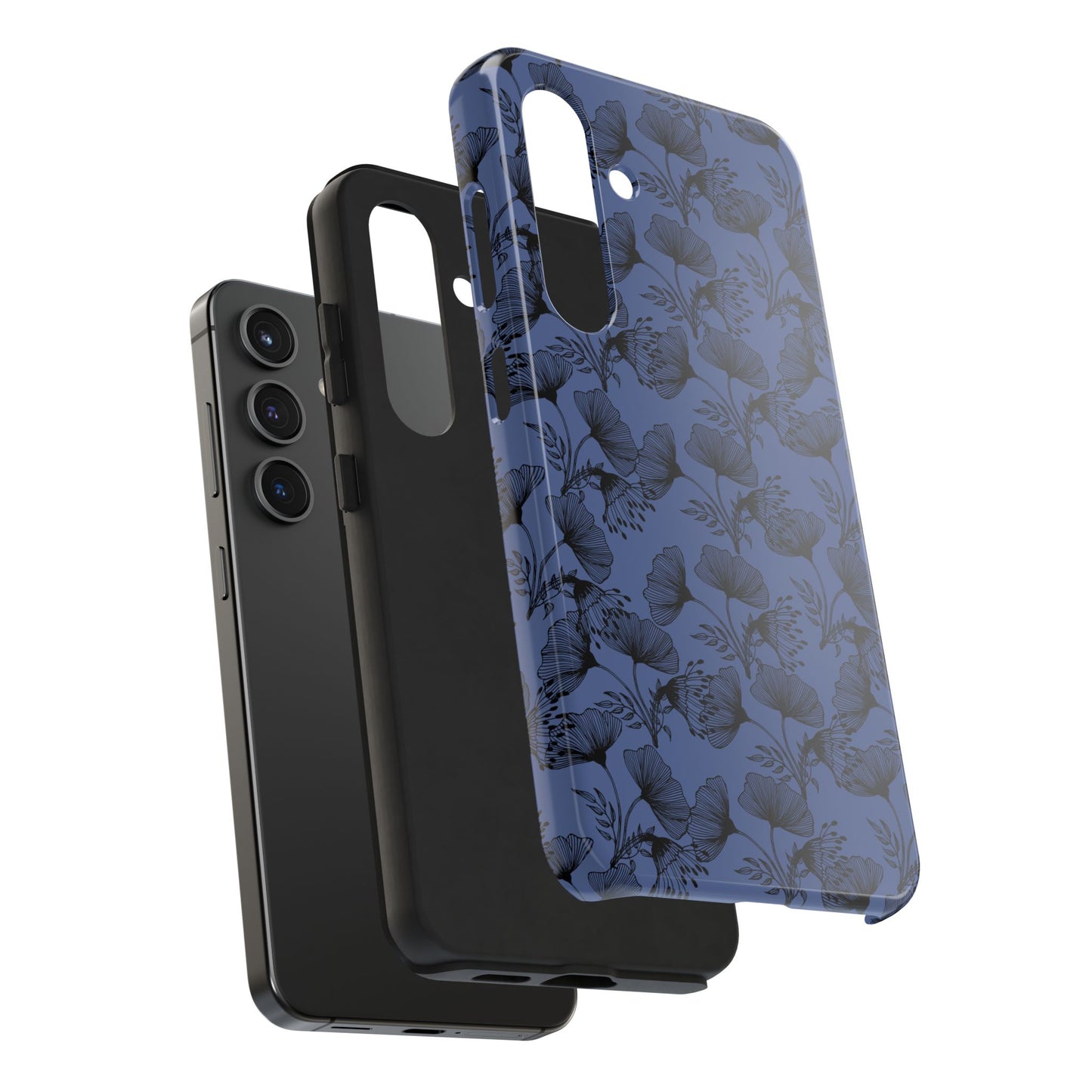 Ornate Floral Tough Phone Case - Durable Protection with Elegant Design