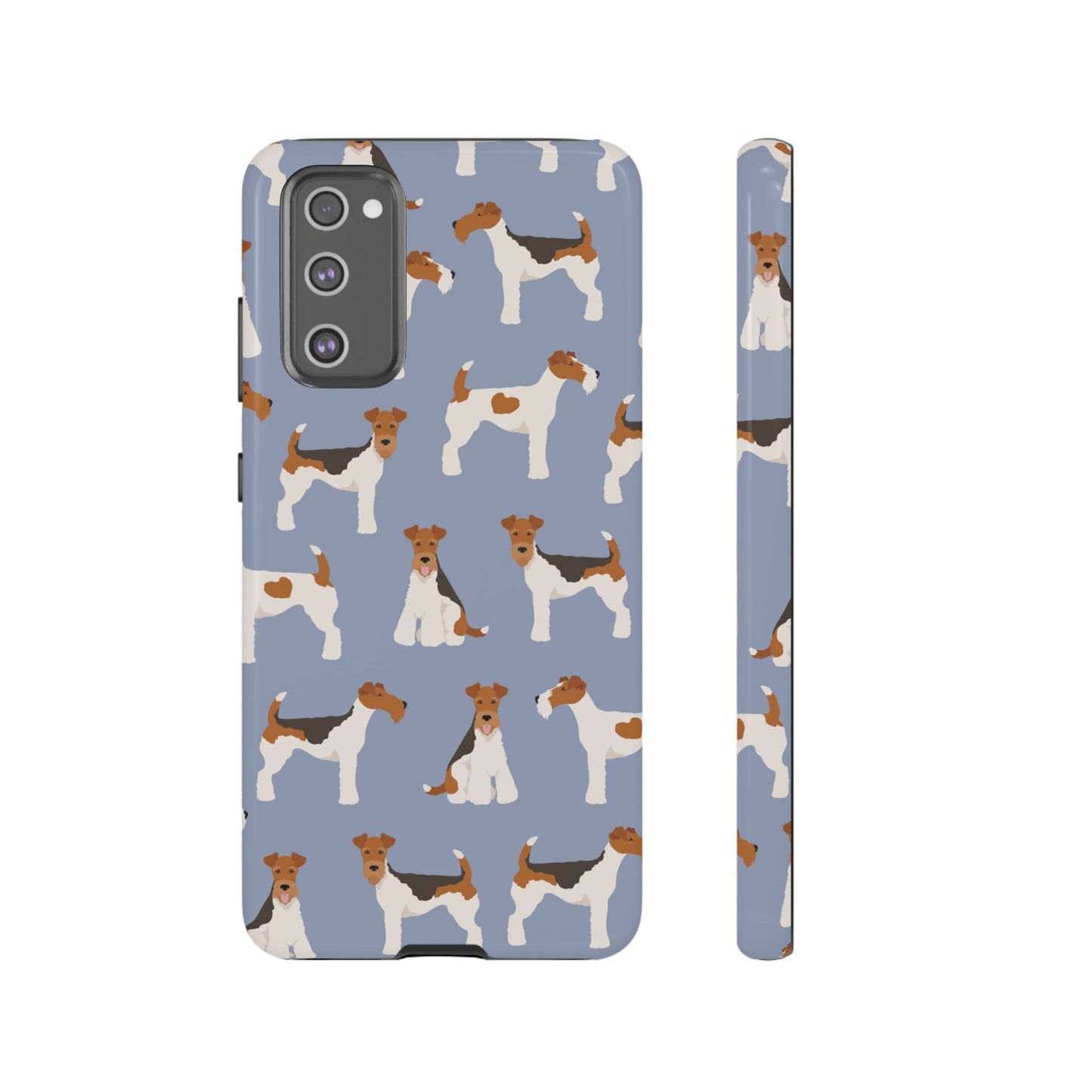Wire Fox Terrier Lover Tough Case - Stylish Phone Case Featuring Playful Fox Terriers