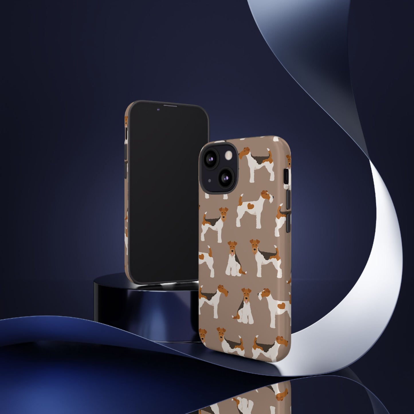 Wire Fox Terrier Lover Tough Case - Stylish Phone Case Featuring Playful Fox Terriers