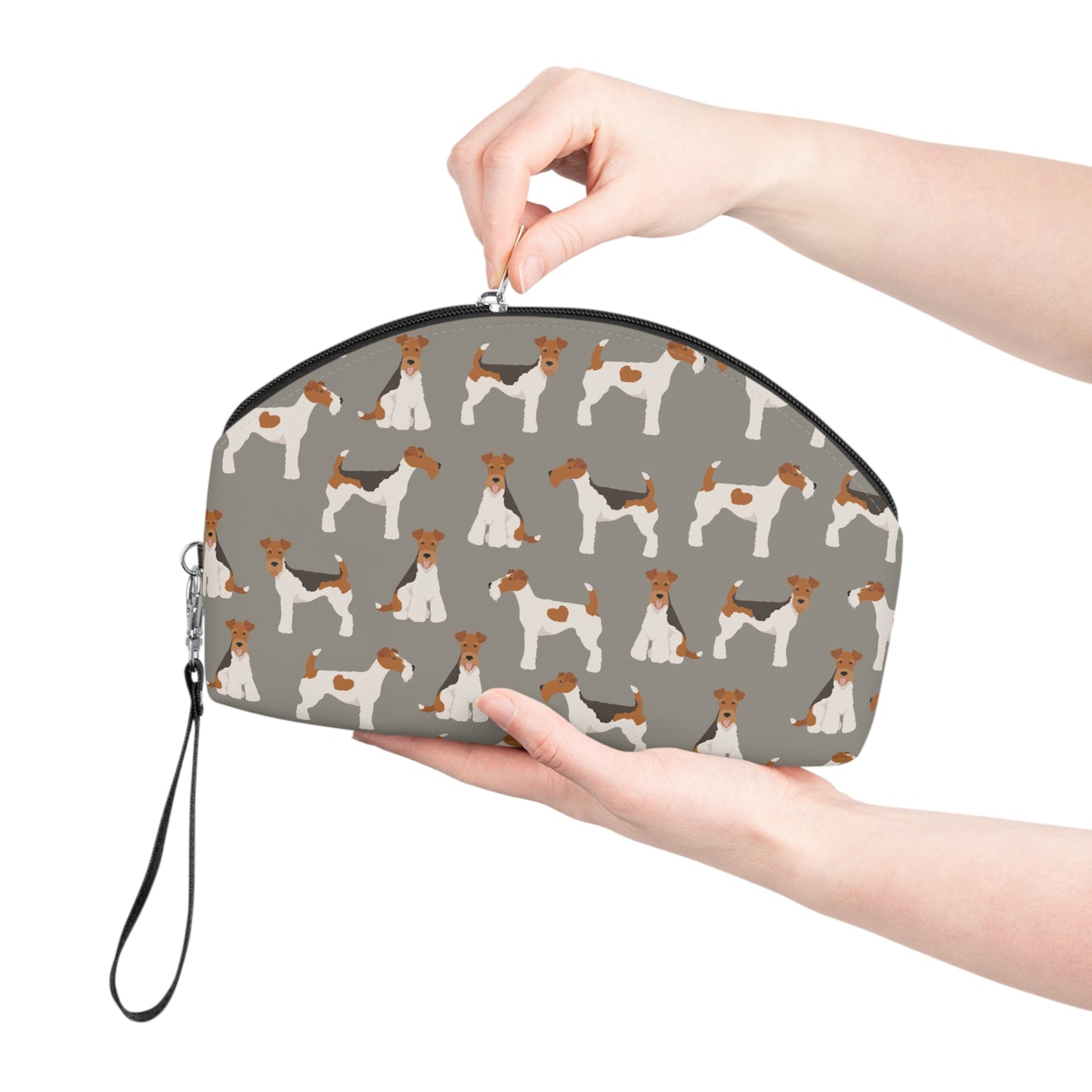 Wire Fox Terrier Lover's Makeup Bag - Cute Fox Terrier Design for Pet Lovers