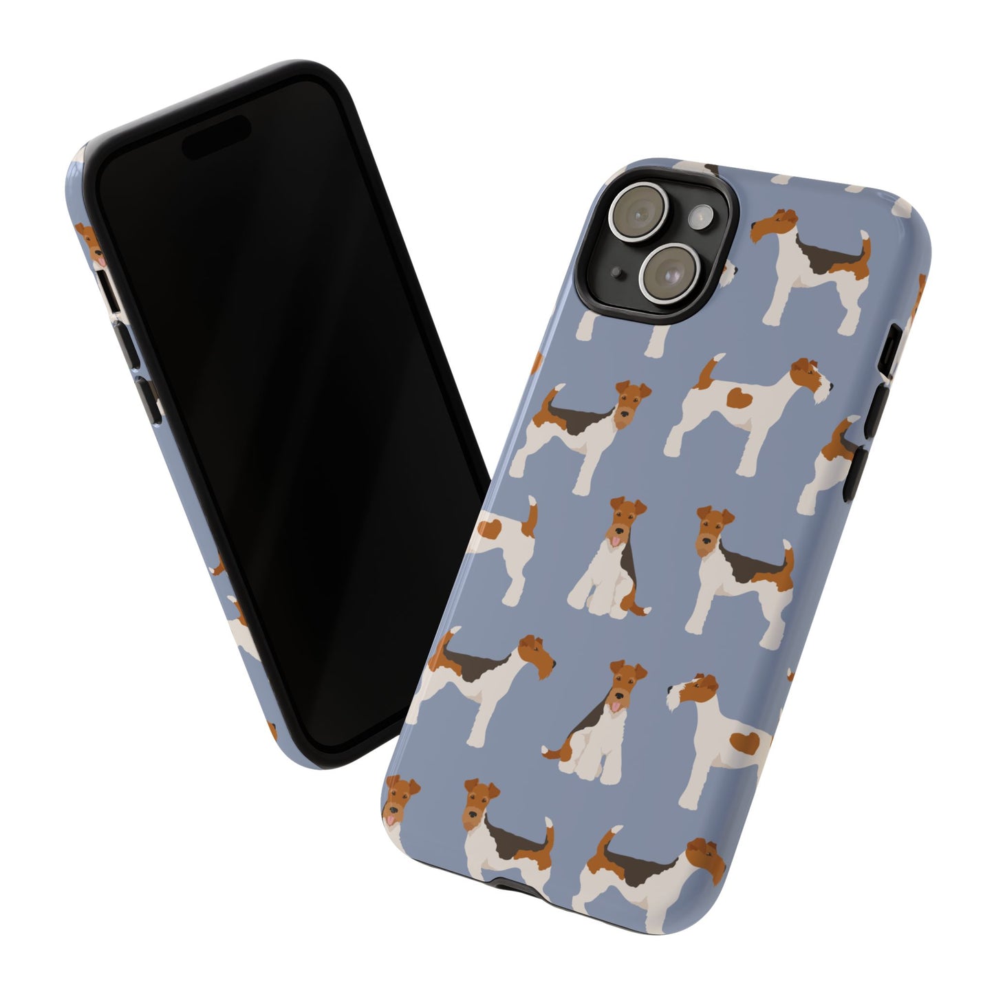 Wire Fox Terrier Lover Tough Case - Stylish Phone Case Featuring Playful Fox Terriers