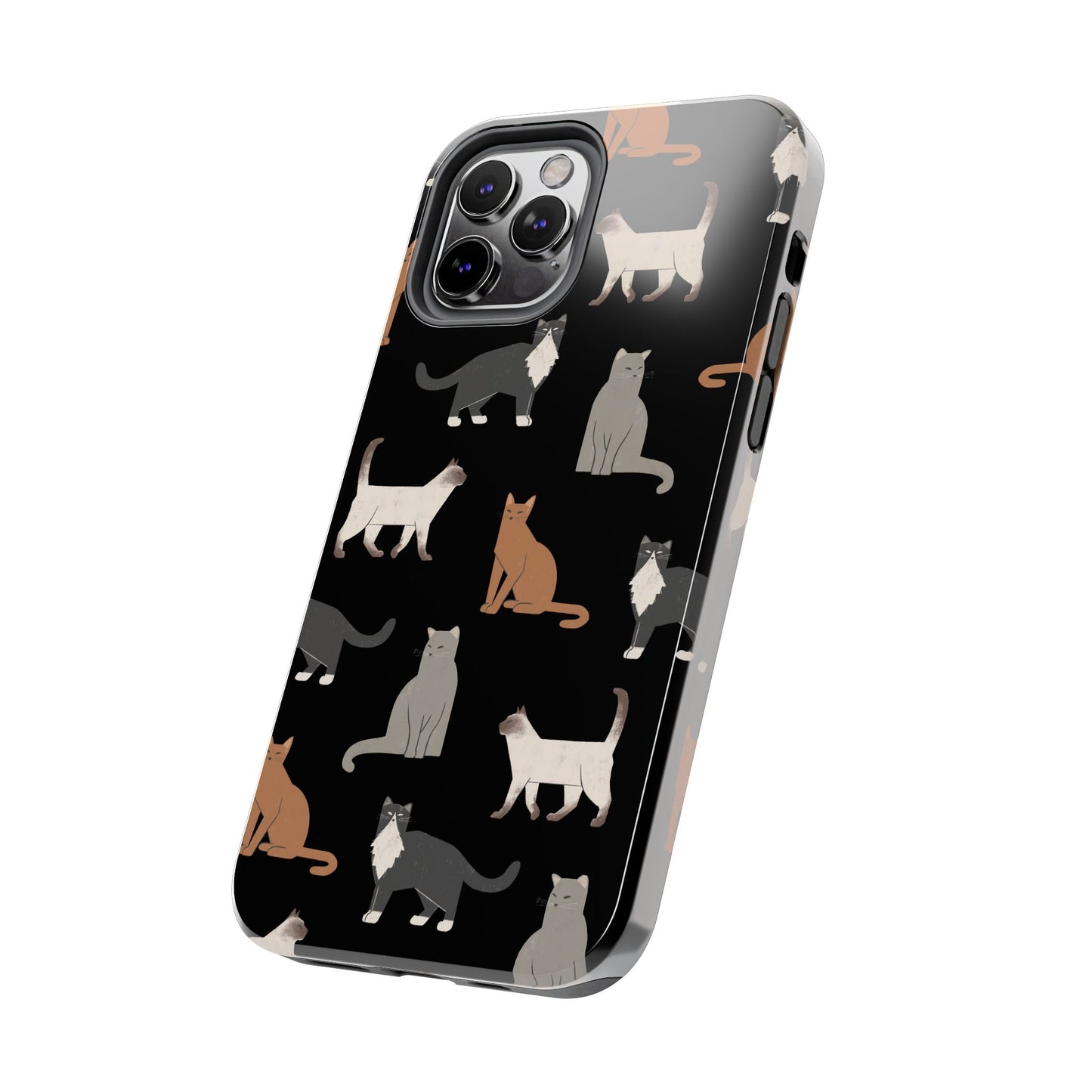 Cubist Cat Tough Phone Case - Stylish & Durable for Pet Fans