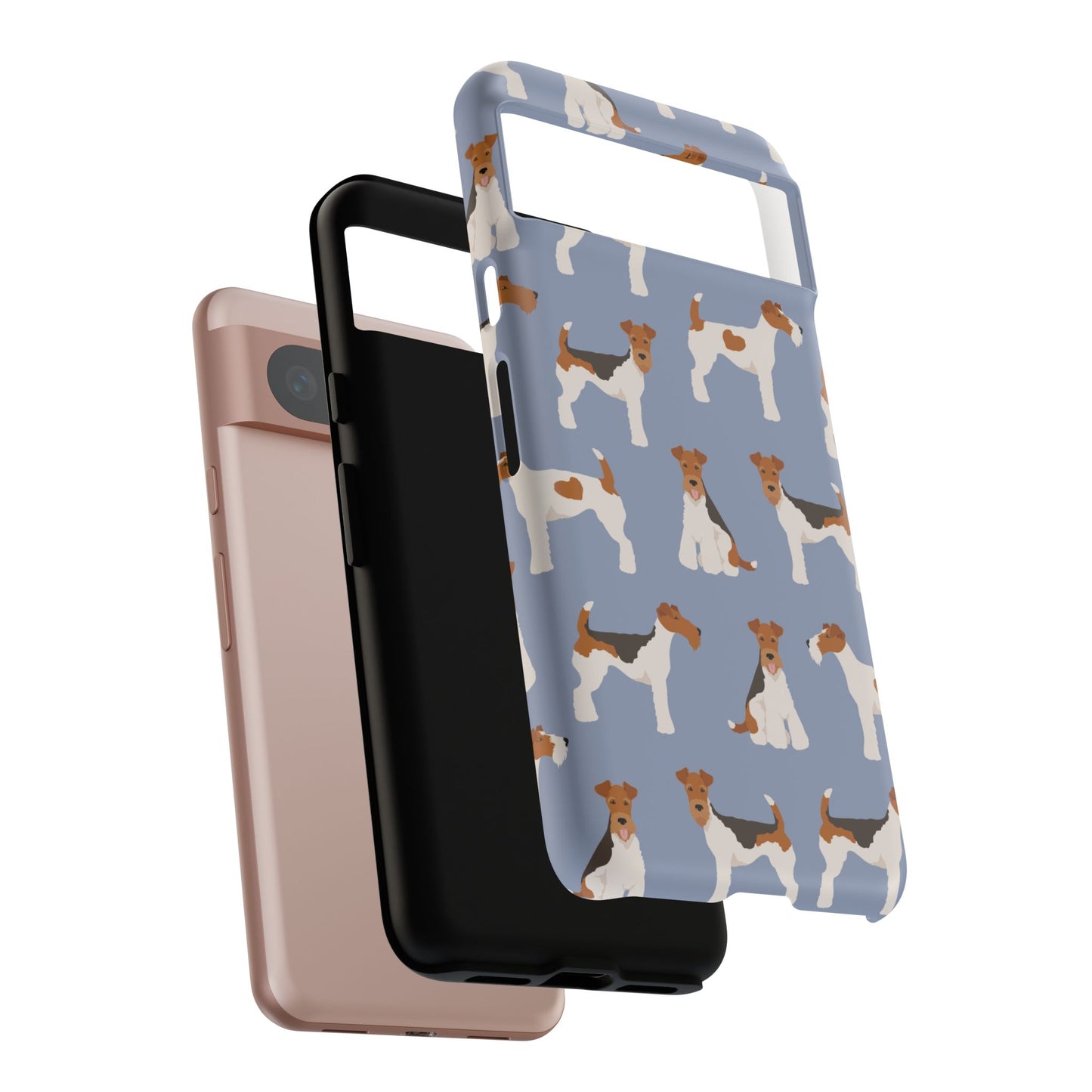 Wire Fox Terrier Lover Tough Case - Stylish Phone Case Featuring Playful Fox Terriers