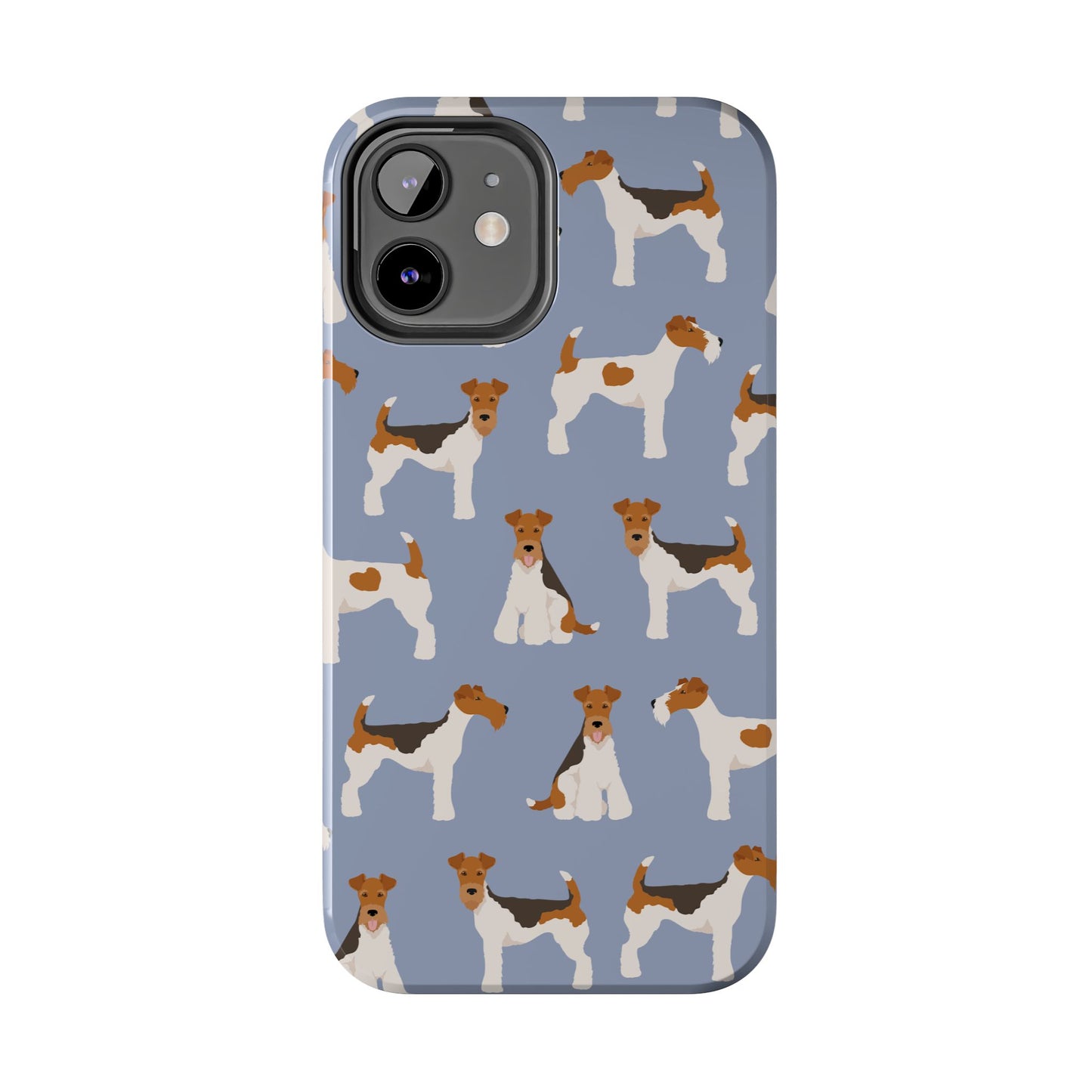 Playful Wire Fox Terrier Phone Case - Durable & Stylish Dog Lover Accessory