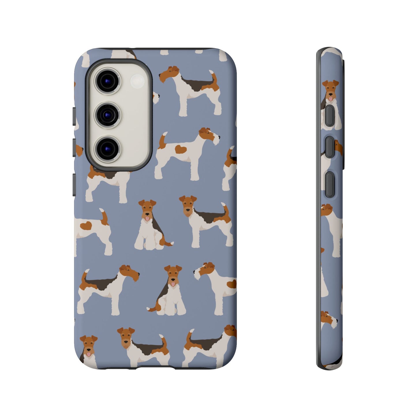 Wire Fox Terrier Lover Tough Case - Stylish Phone Case Featuring Playful Fox Terriers