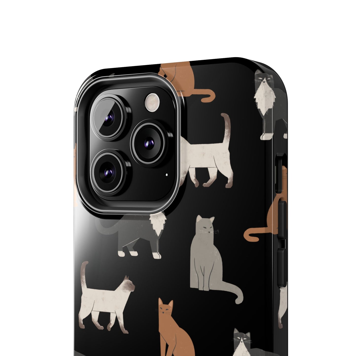 Cubist Cat Tough Phone Case - Stylish & Durable for Pet Fans