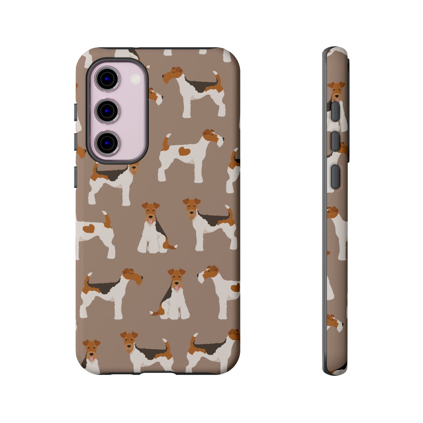 Wire Fox Terrier Lover Tough Case - Stylish Phone Case Featuring Playful Fox Terriers
