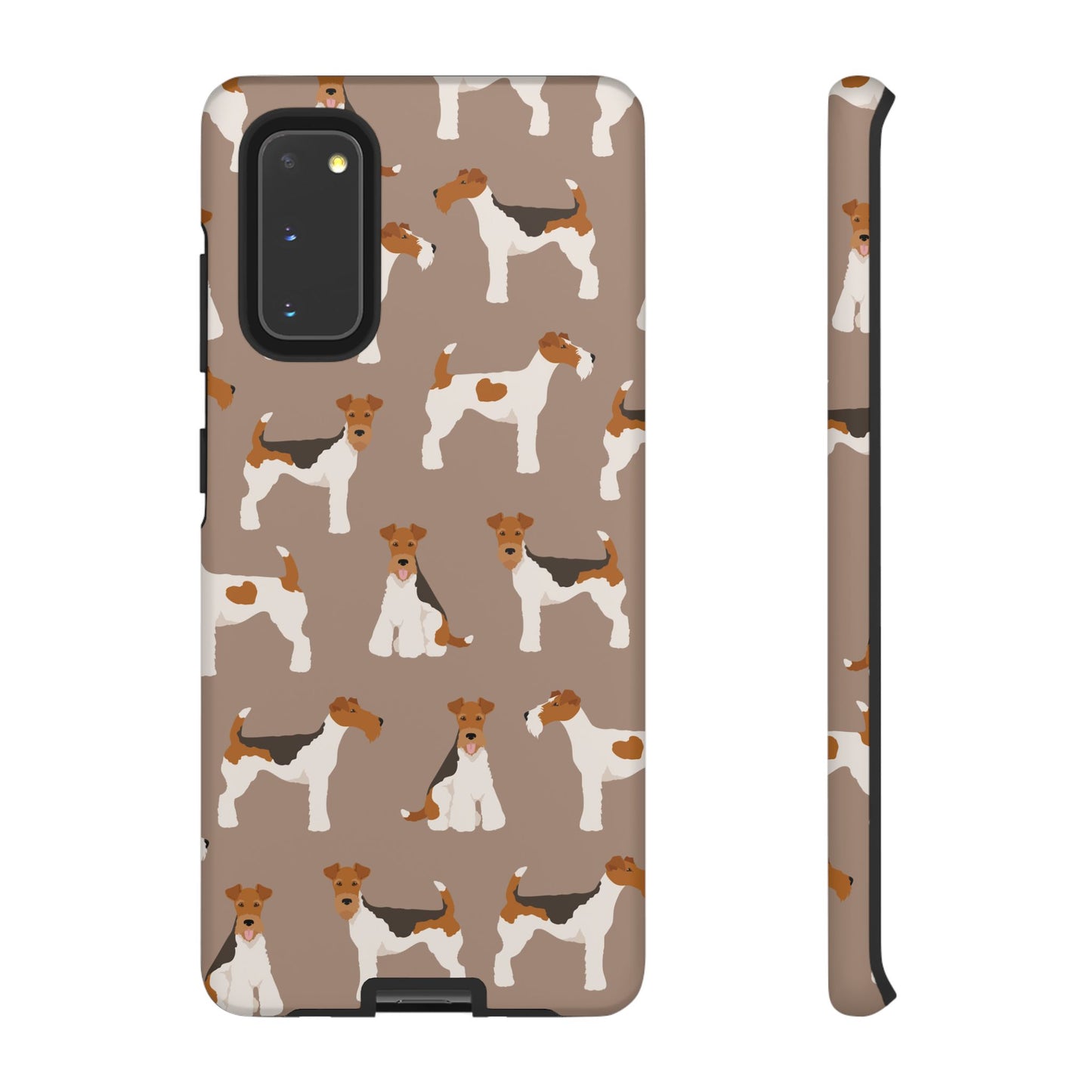 Wire Fox Terrier Lover Tough Case - Stylish Phone Case Featuring Playful Fox Terriers