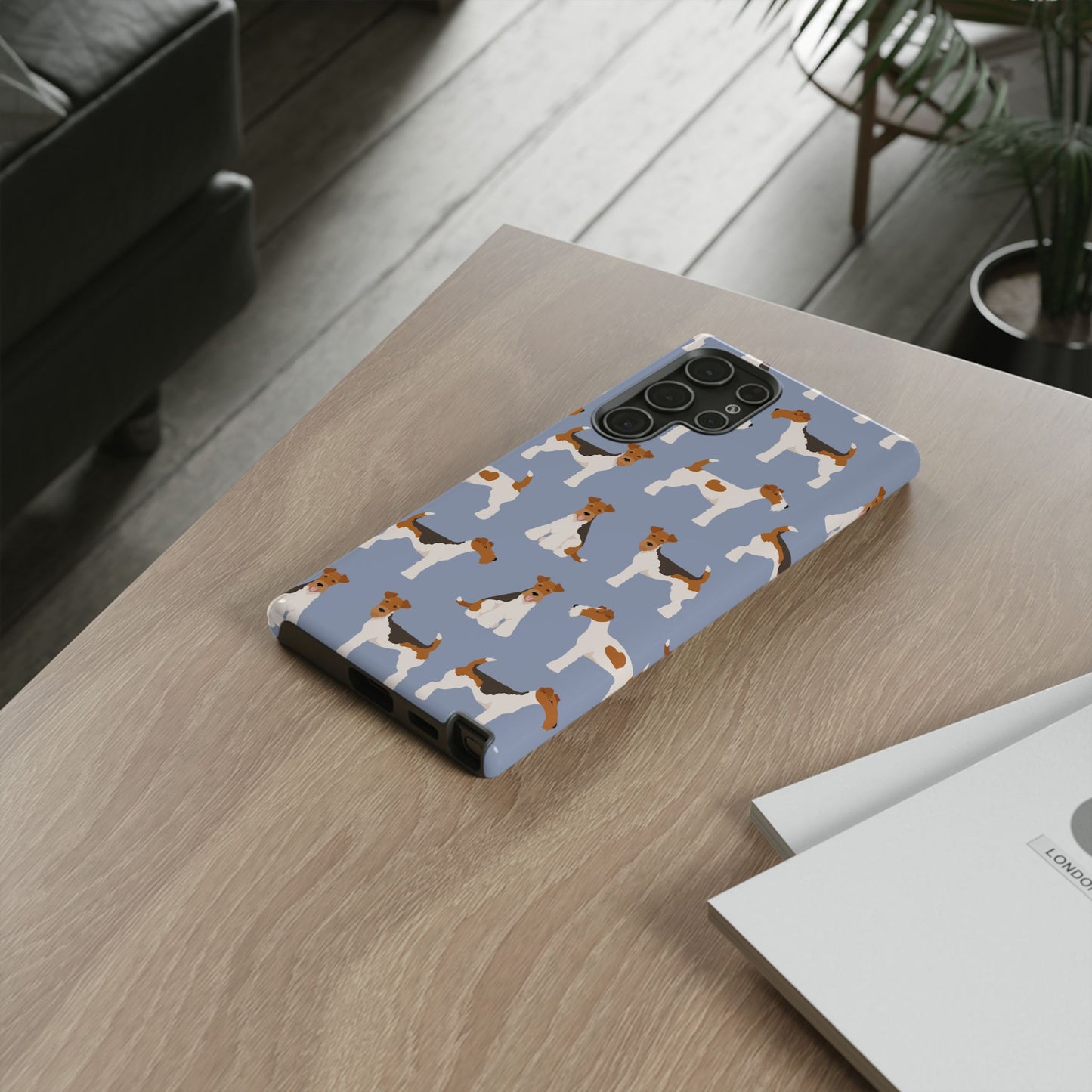 Wire Fox Terrier Lover Tough Case - Stylish Phone Case Featuring Playful Fox Terriers