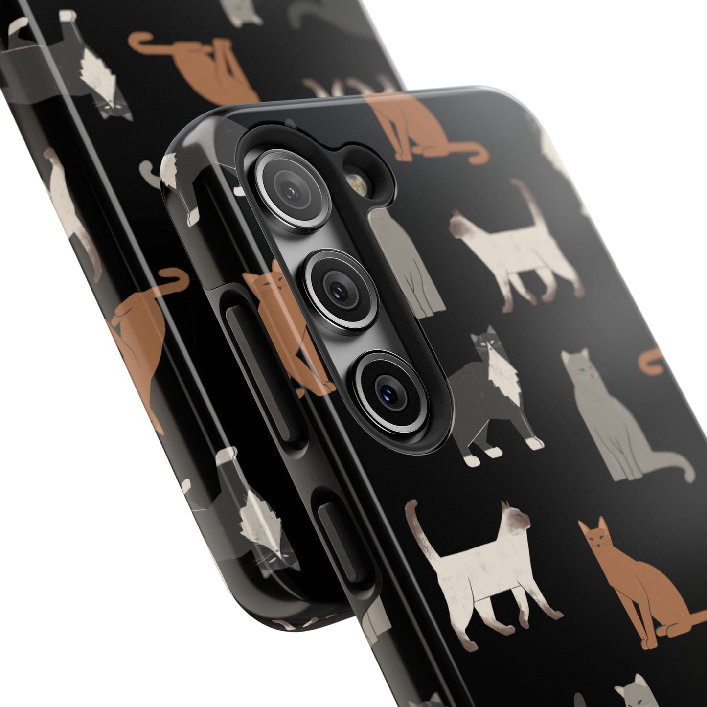 Cubist Cat Tough Phone Case - Stylish & Durable for Pet Fans