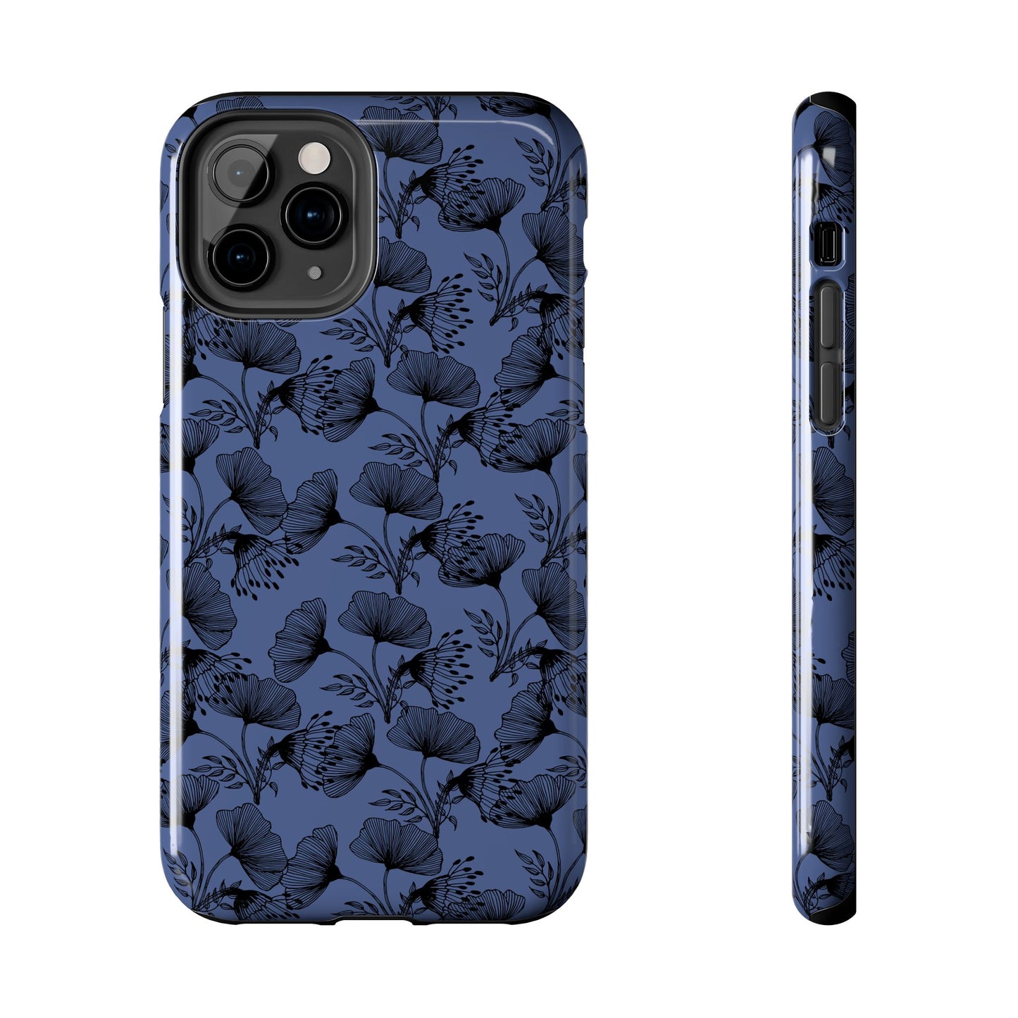 Ornate Floral Tough Phone Case - Durable Protection with Elegant Design