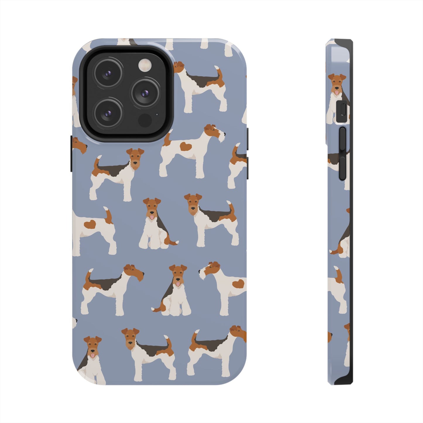 Playful Wire Fox Terrier Phone Case - Durable & Stylish Dog Lover Accessory