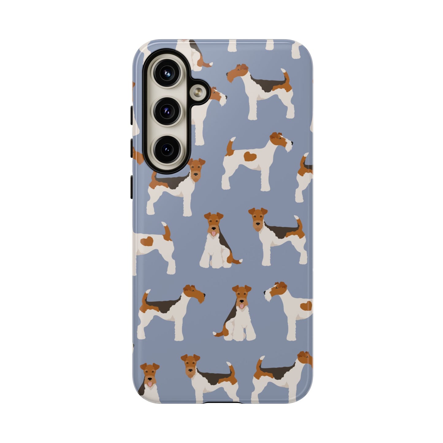 Wire Fox Terrier Lover Tough Case - Stylish Phone Case Featuring Playful Fox Terriers