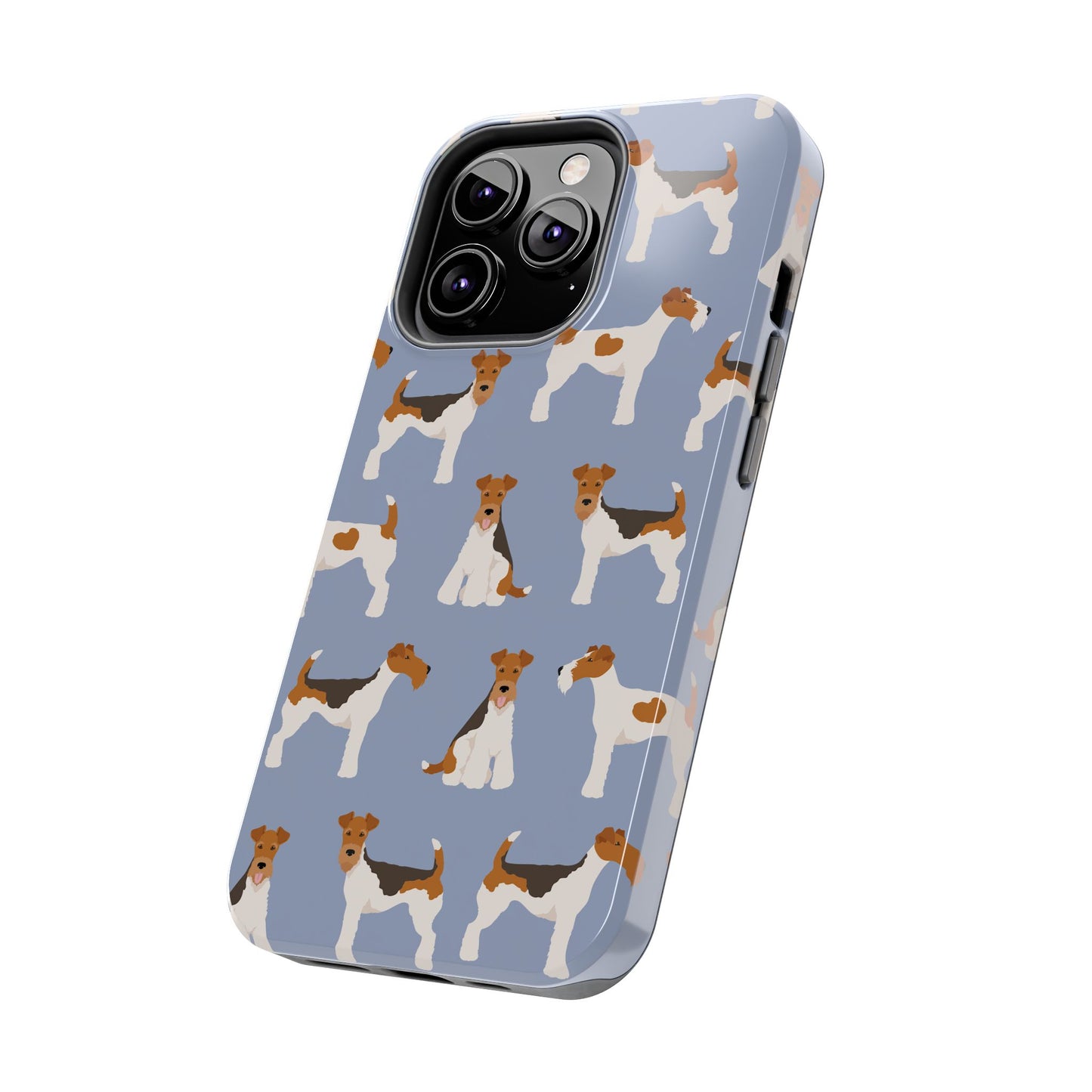 Playful Wire Fox Terrier Phone Case - Durable & Stylish Dog Lover Accessory